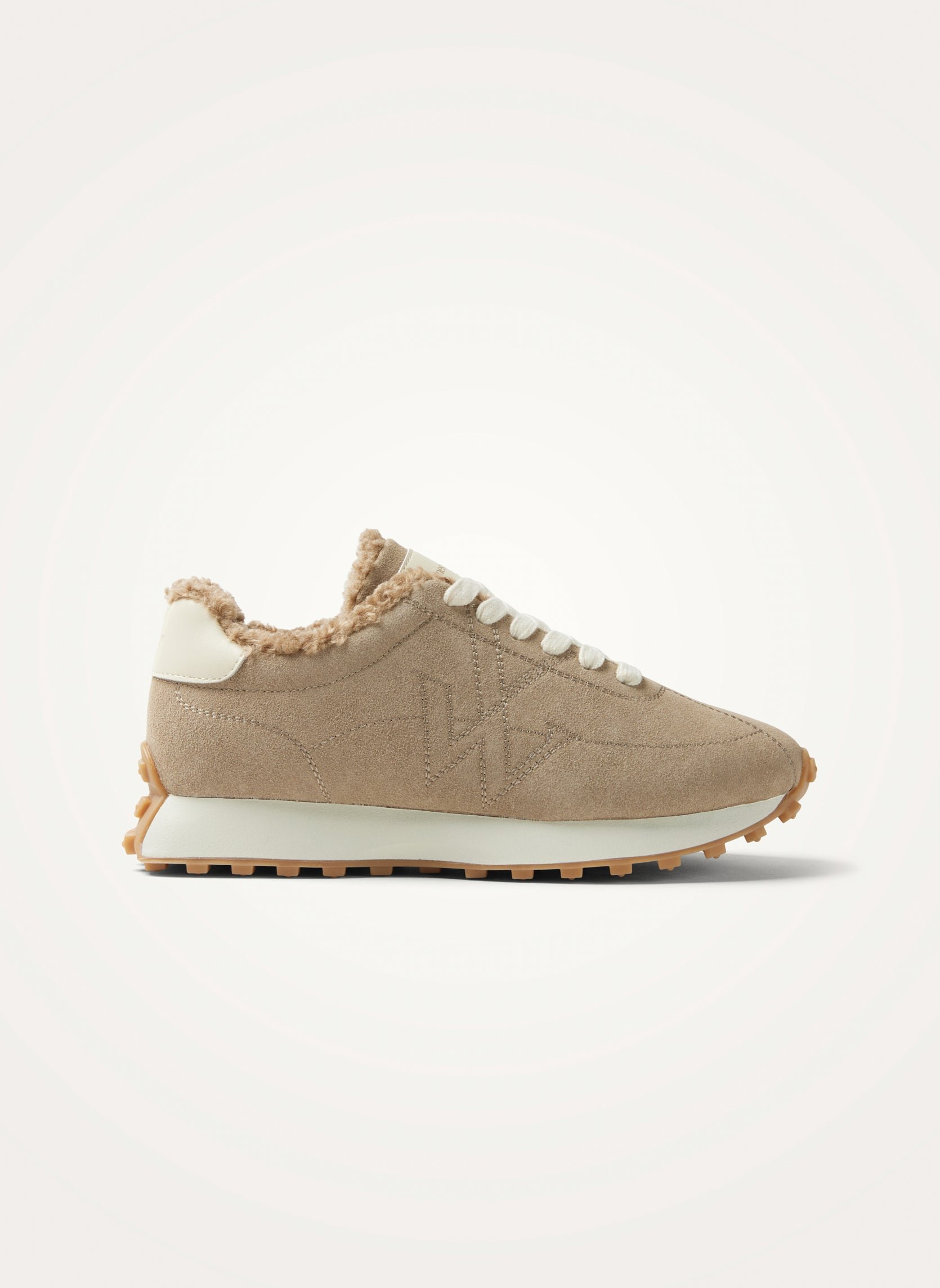 Sneakers with sewn monogram on running sole VANESSA WU