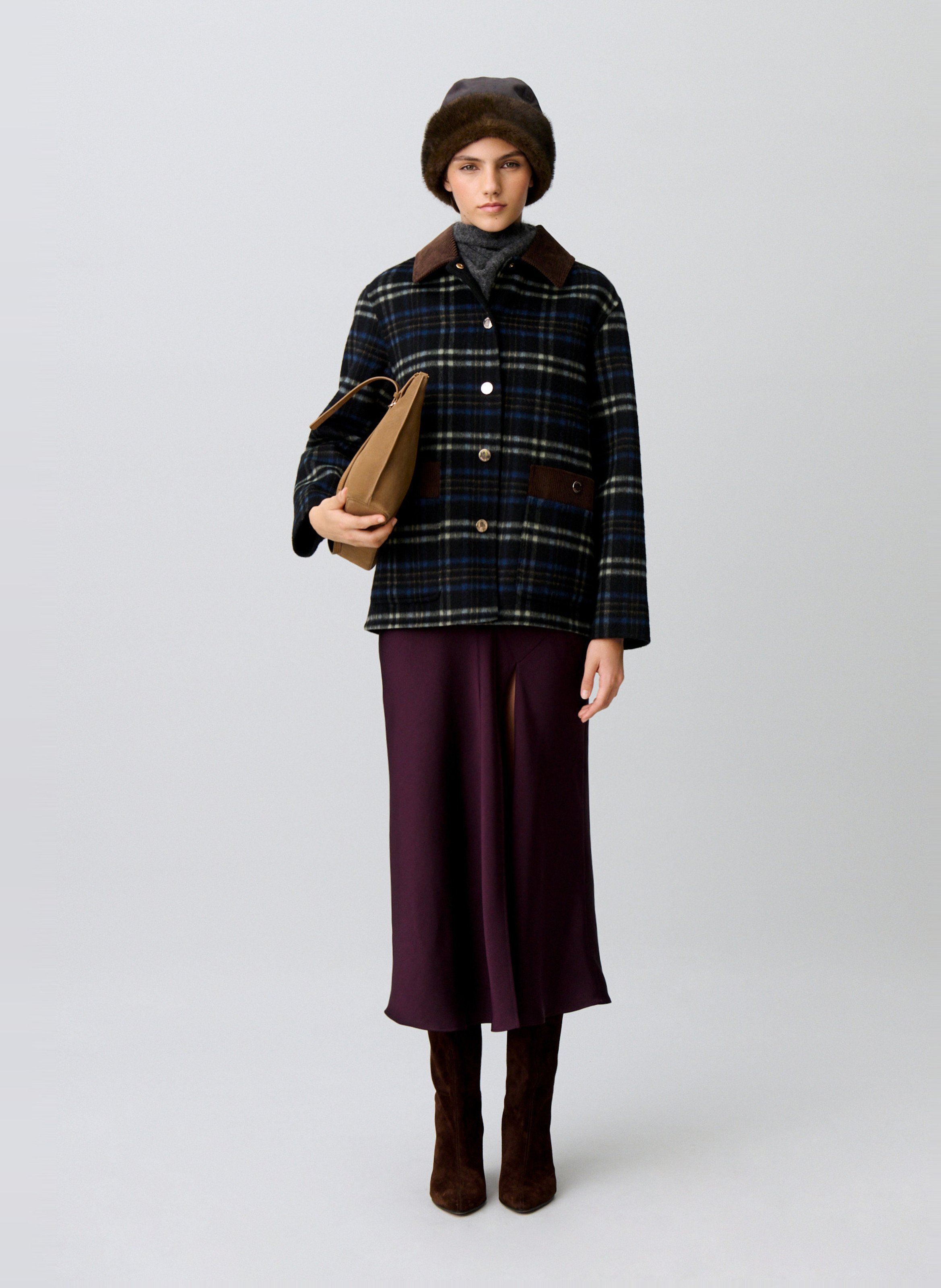 Rechte jas | wolblend CLAUDIE PIERLOT Veelkleurig