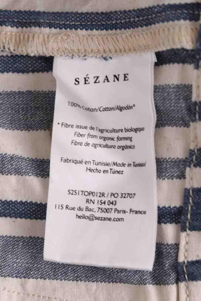 Azawood sleeveless top SEZANE - Seconde main Blue