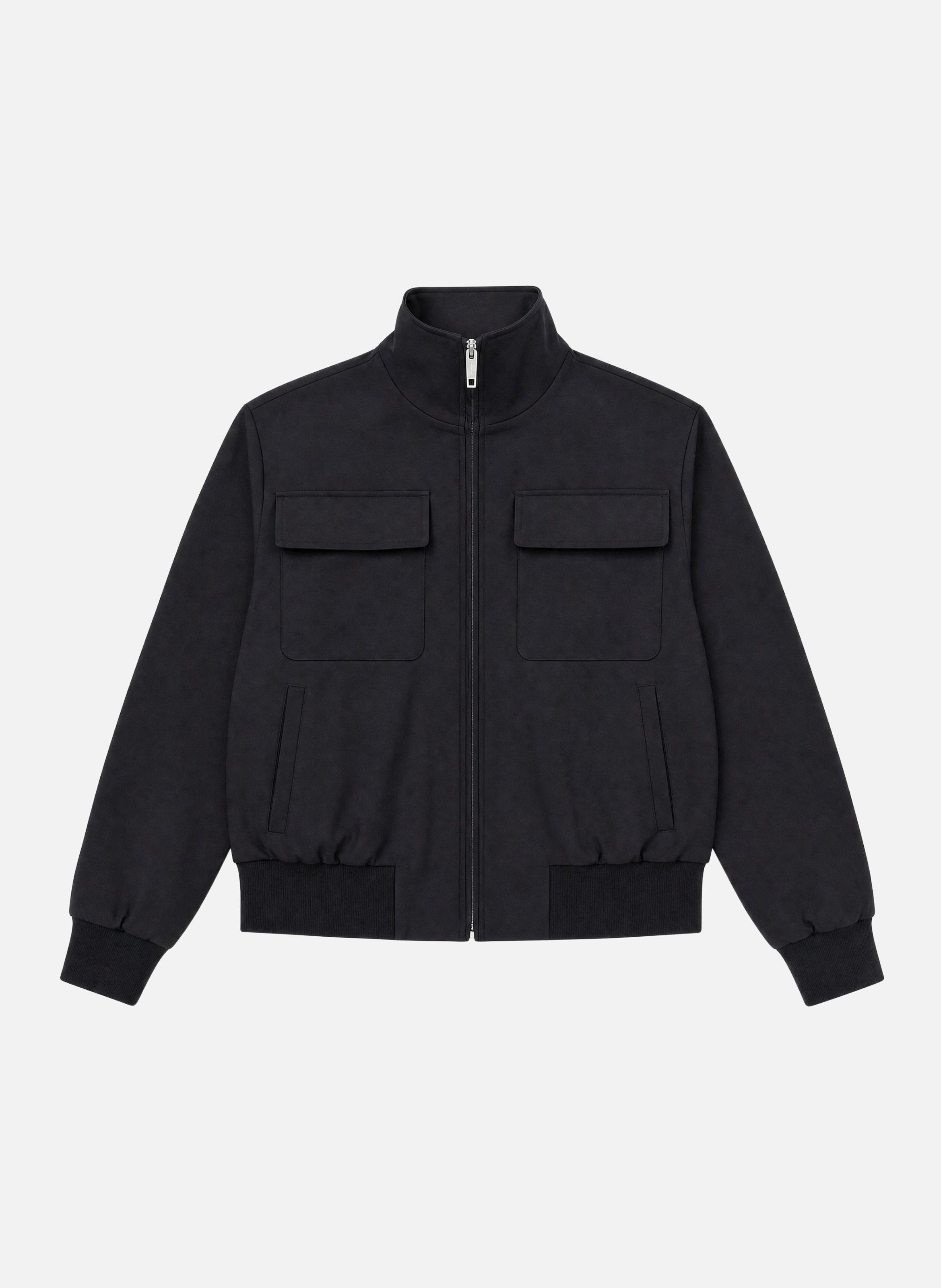 Candice wool-blend zipped jacket  THE KOOPLES Black