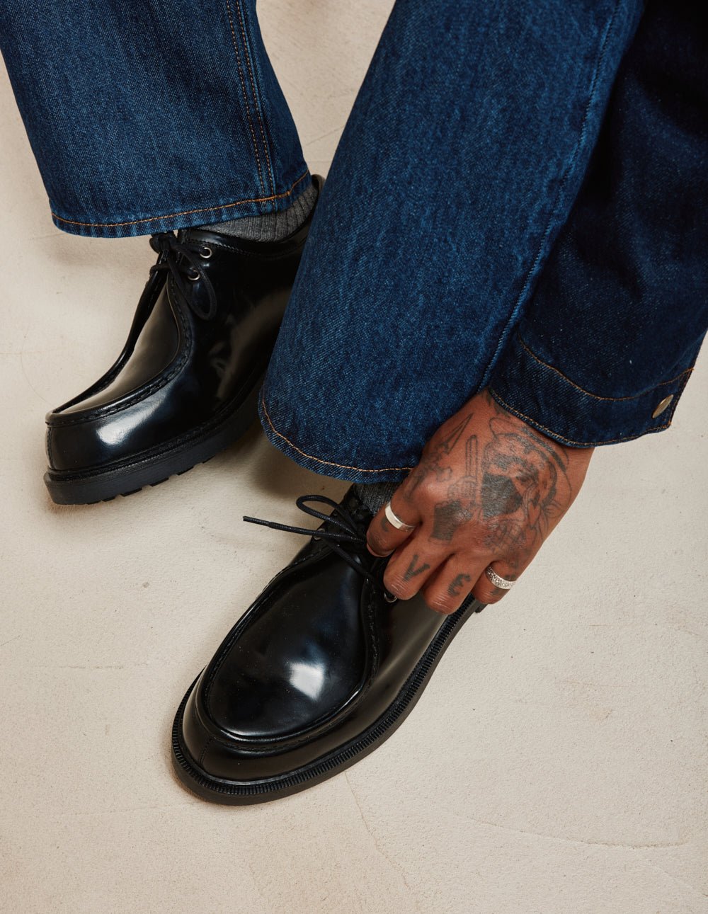 Derby shoes ODAJE Black