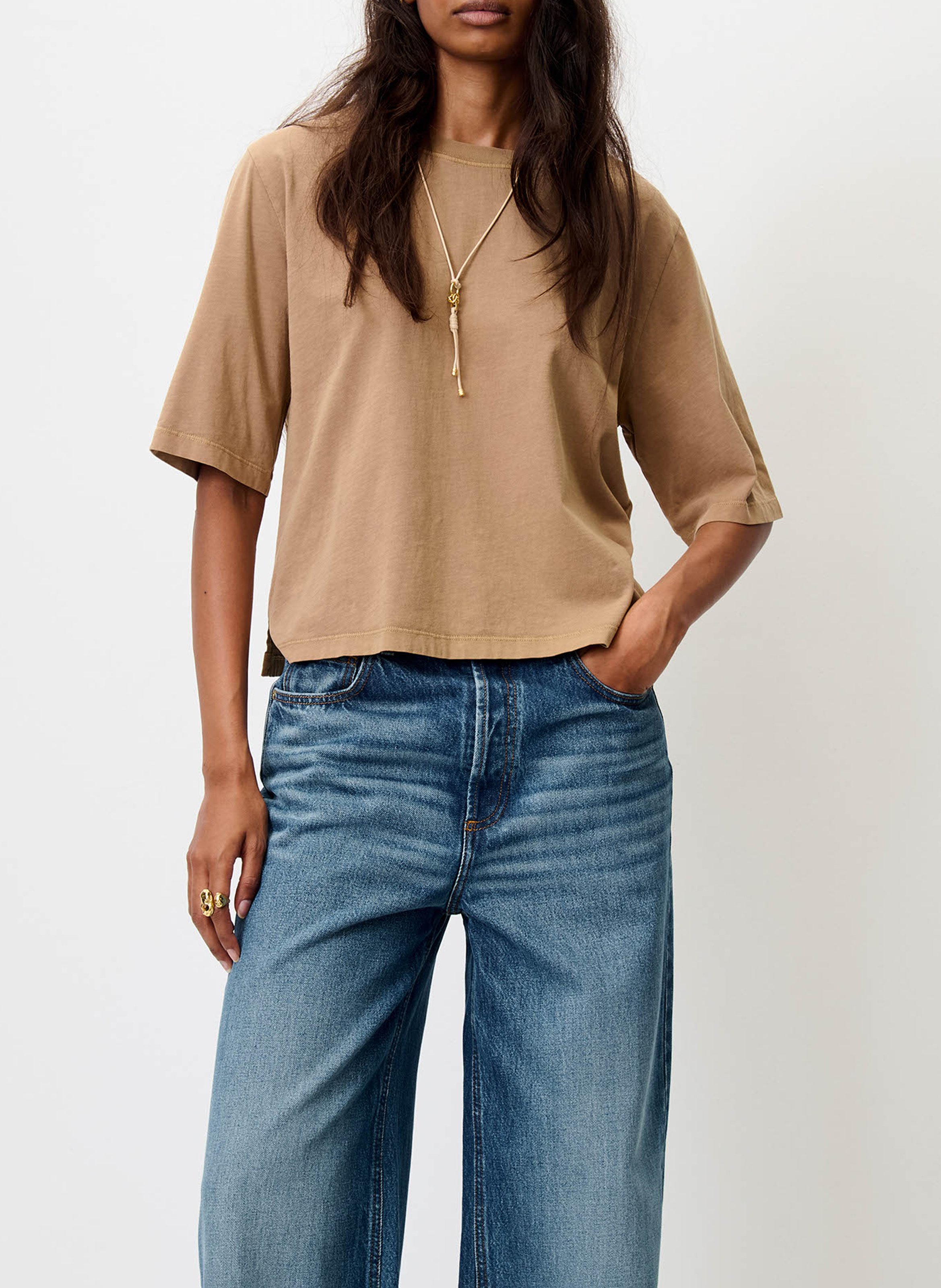 Oversize-Baumwoll-T-Shirt SESSUN