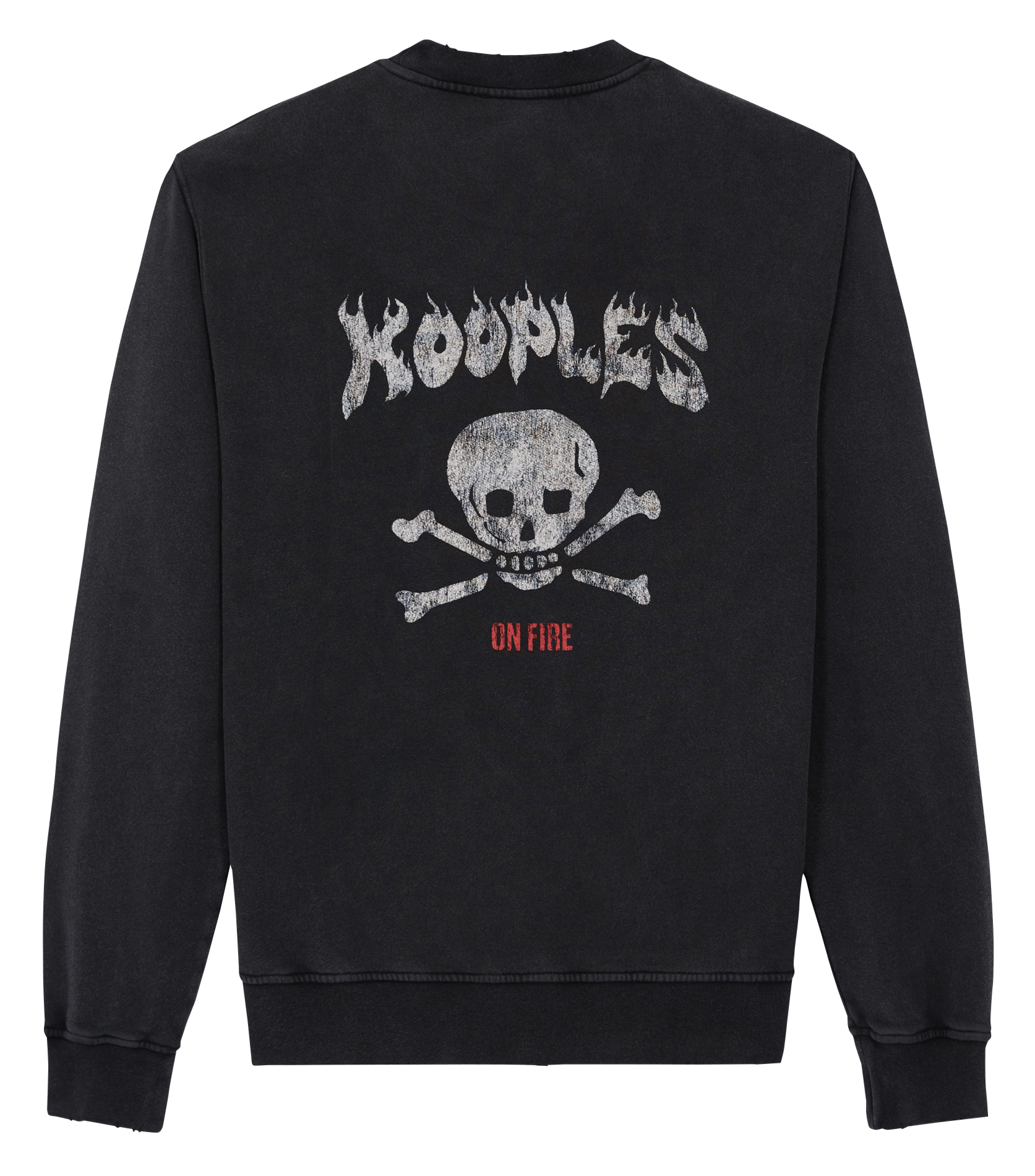 Katoenen sweater met zeefdruk THE KOOPLES Blauw