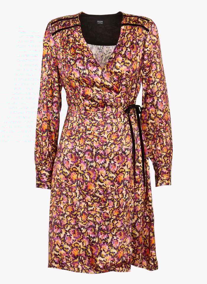 Midi Wrap Dress Print Oeillet Ekyog Women Place des Tendances