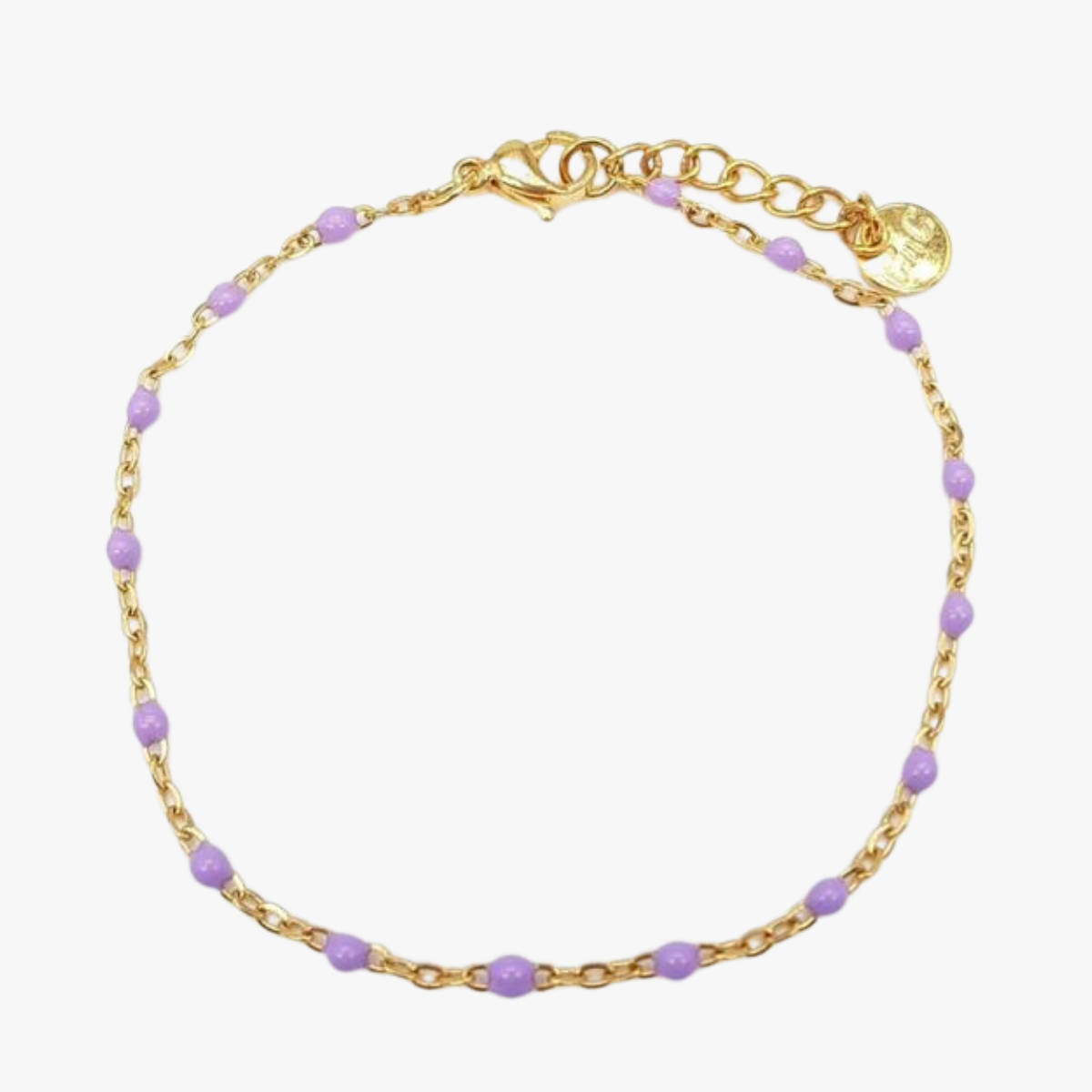 Chain bracelet GINANDGER Purple