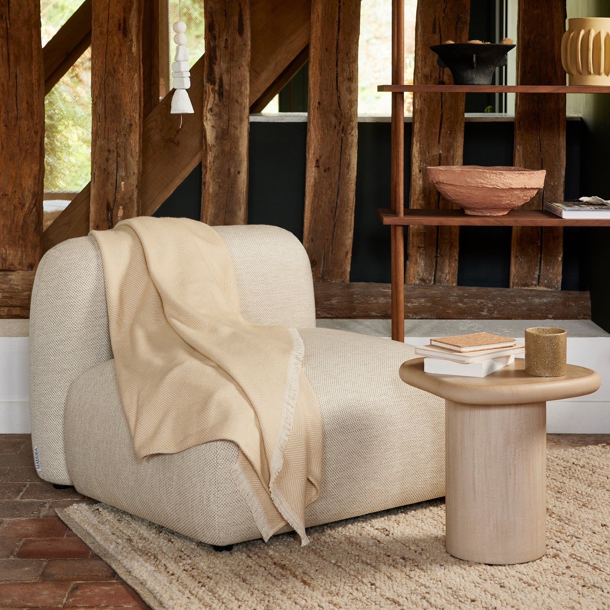 Checked pattern MADURA Beige