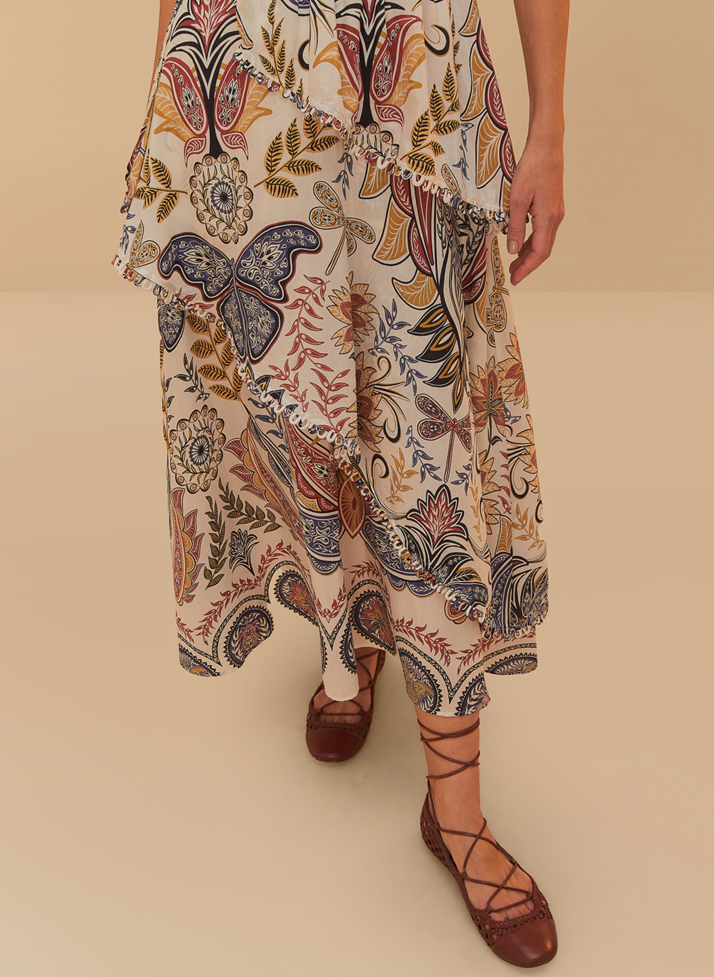 Robe longue imprimée FARM RIO Multicolore