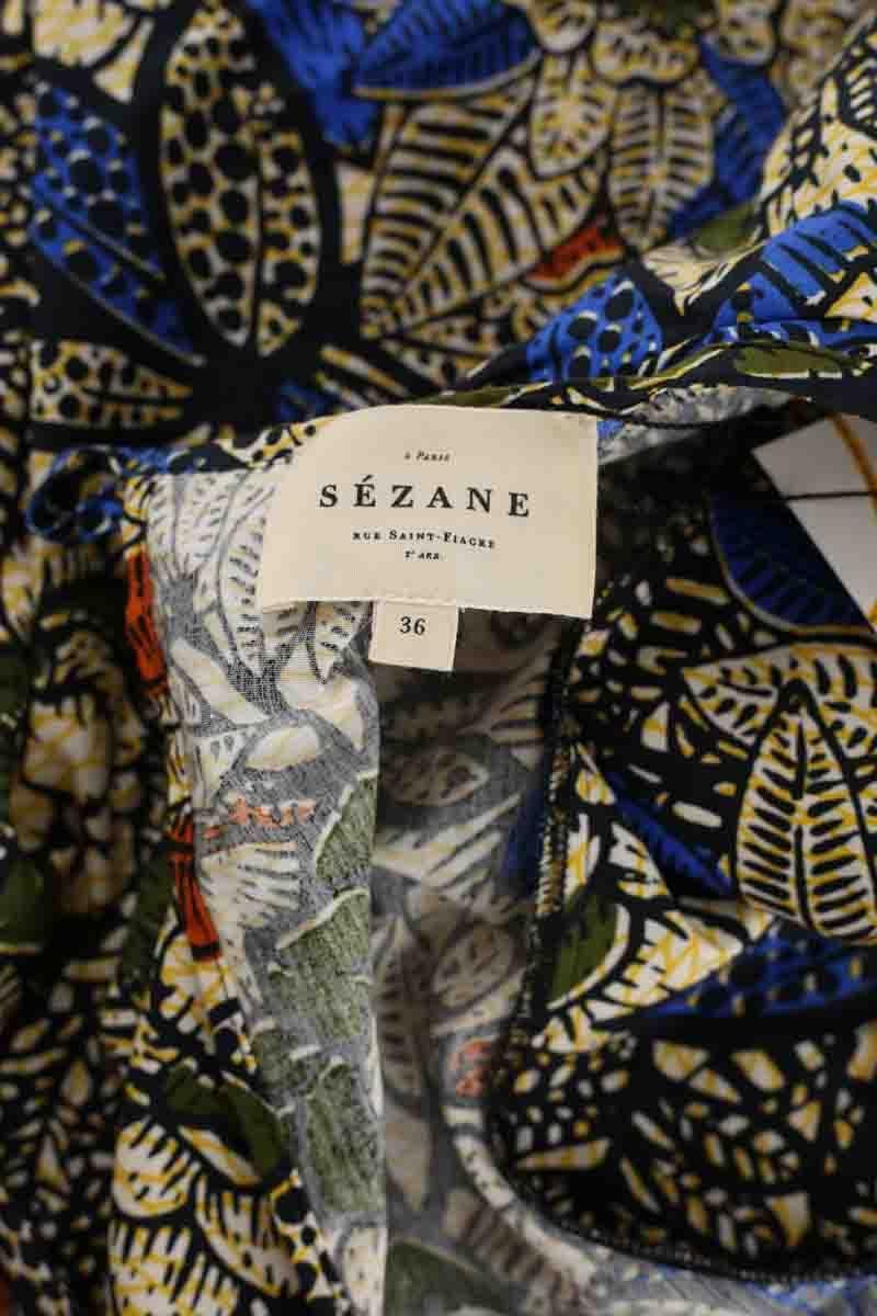 Cotton dress SEZANE - Seconde main Multicolored