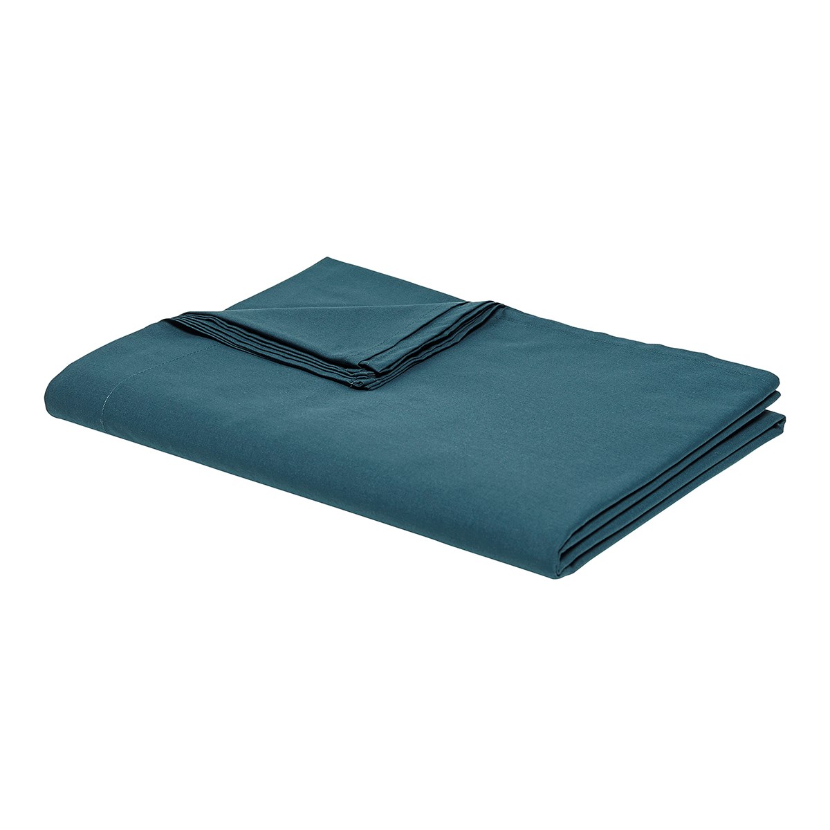 Flat sheet for bed in plain cotton TODAY LINGE DE MAISON Blue