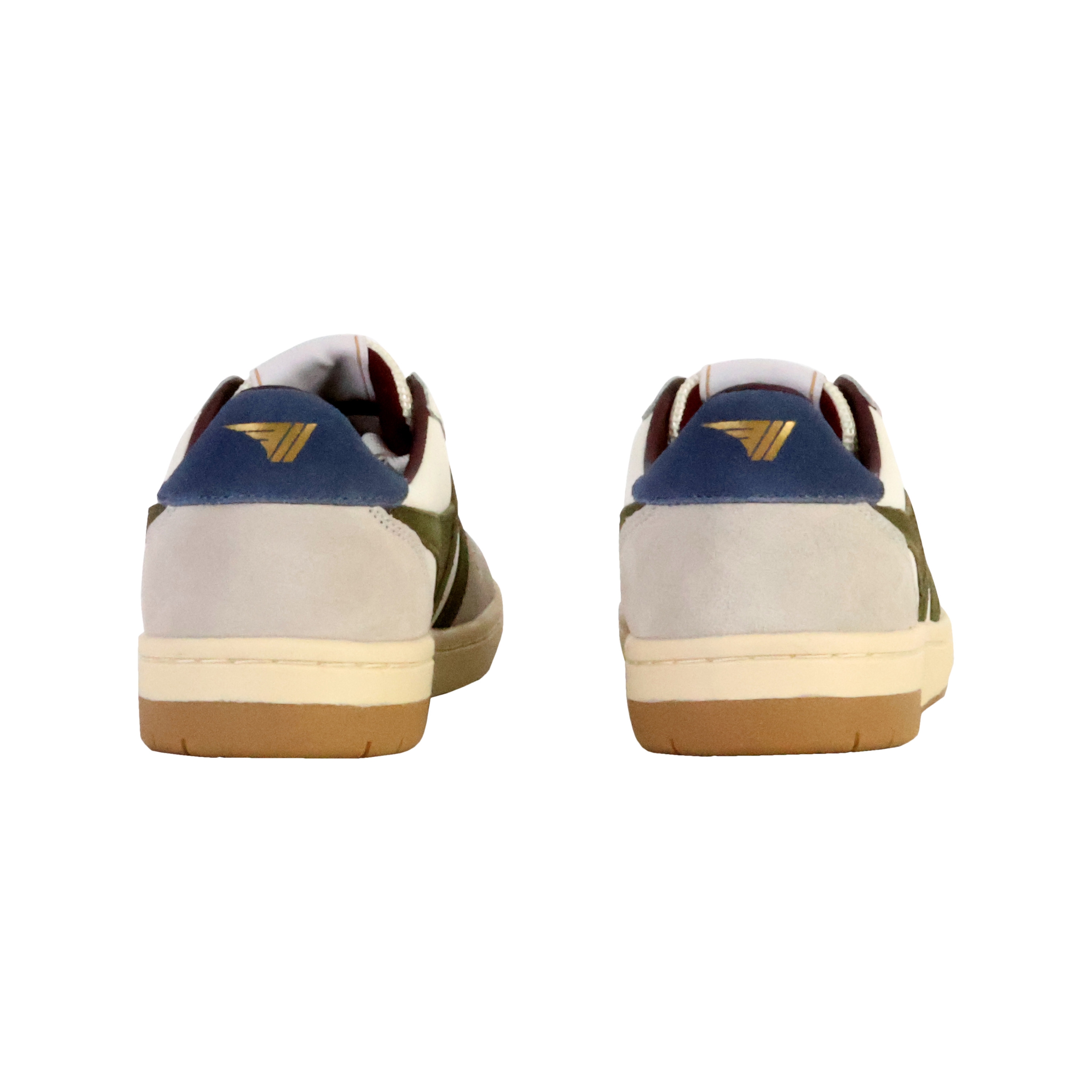 Leather hawk sneakers White