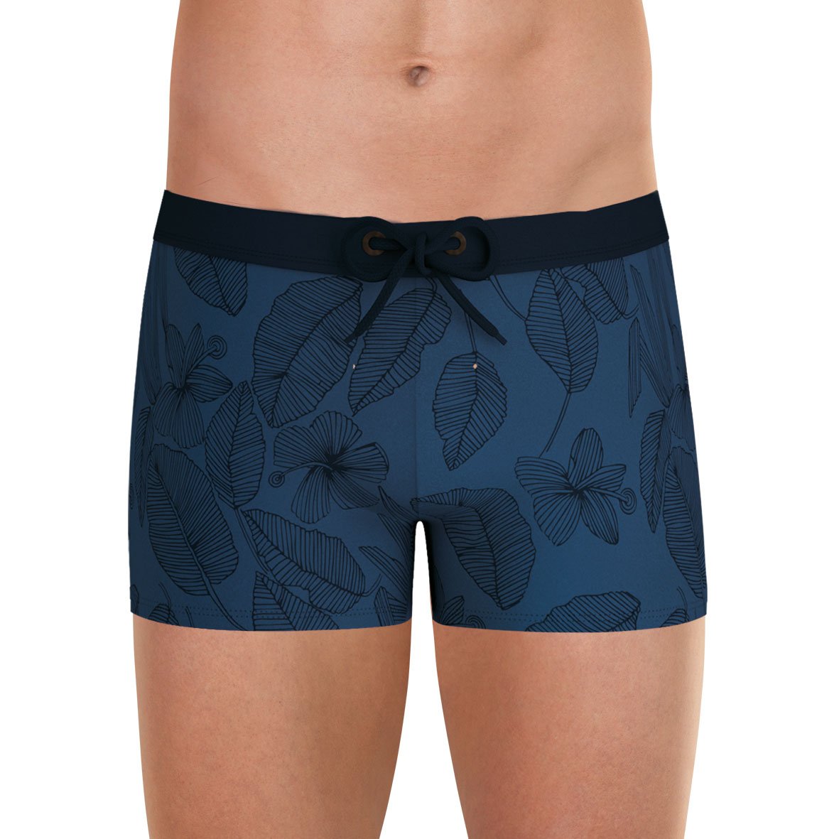 Recycled fiber swimming boxers EMINENCE Blue