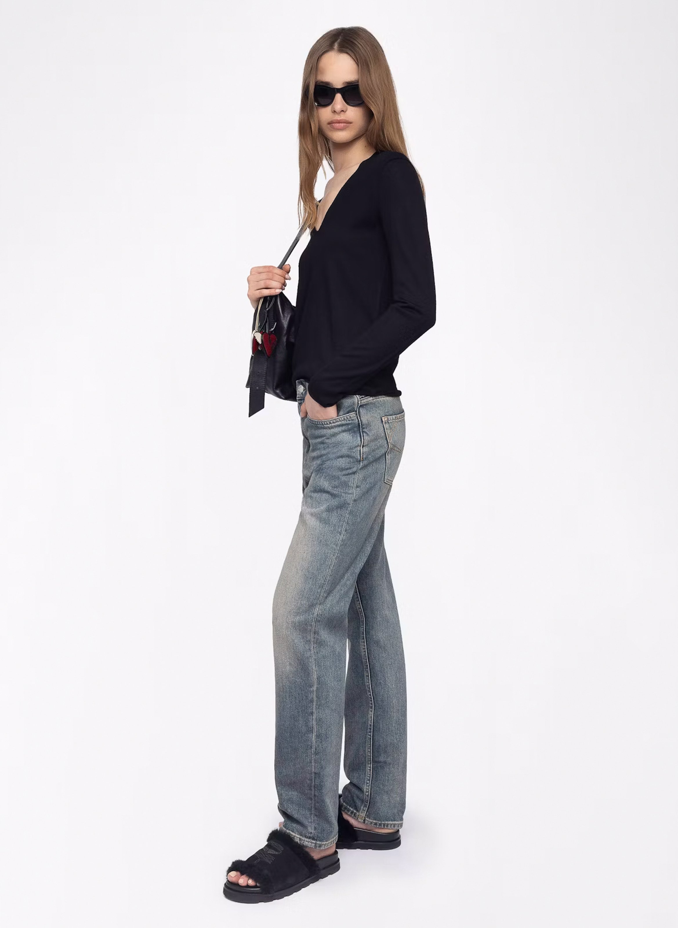 Straight-cut wool sweater Black Zadig&Voltaire - Women