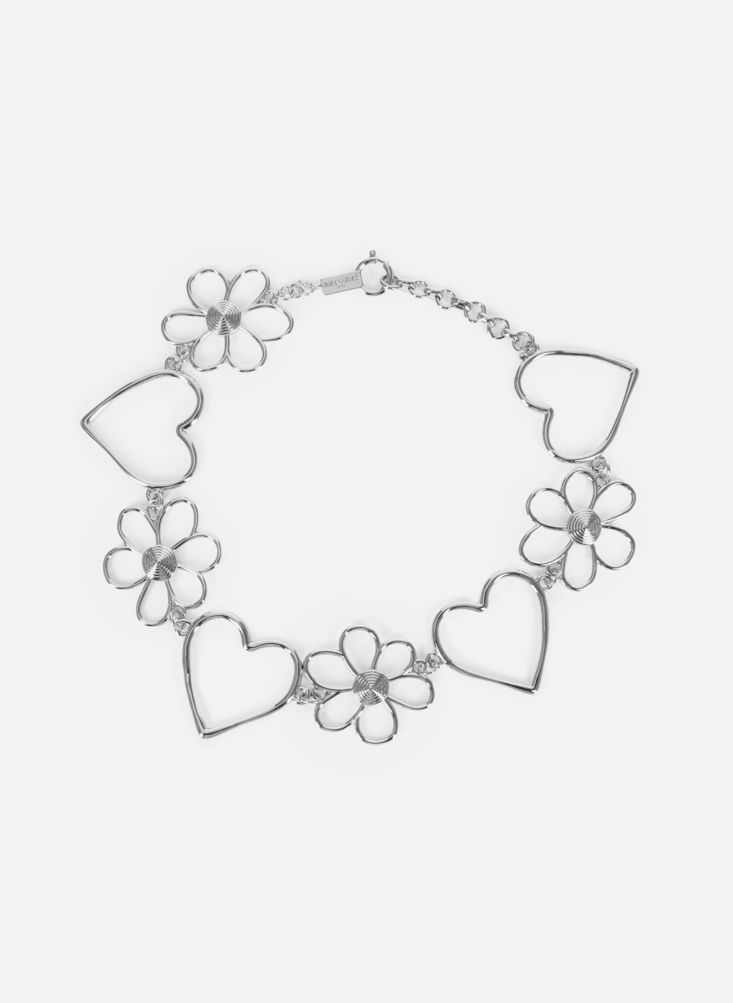 Hearts and Flowers Choker THE KOOPLES Grey