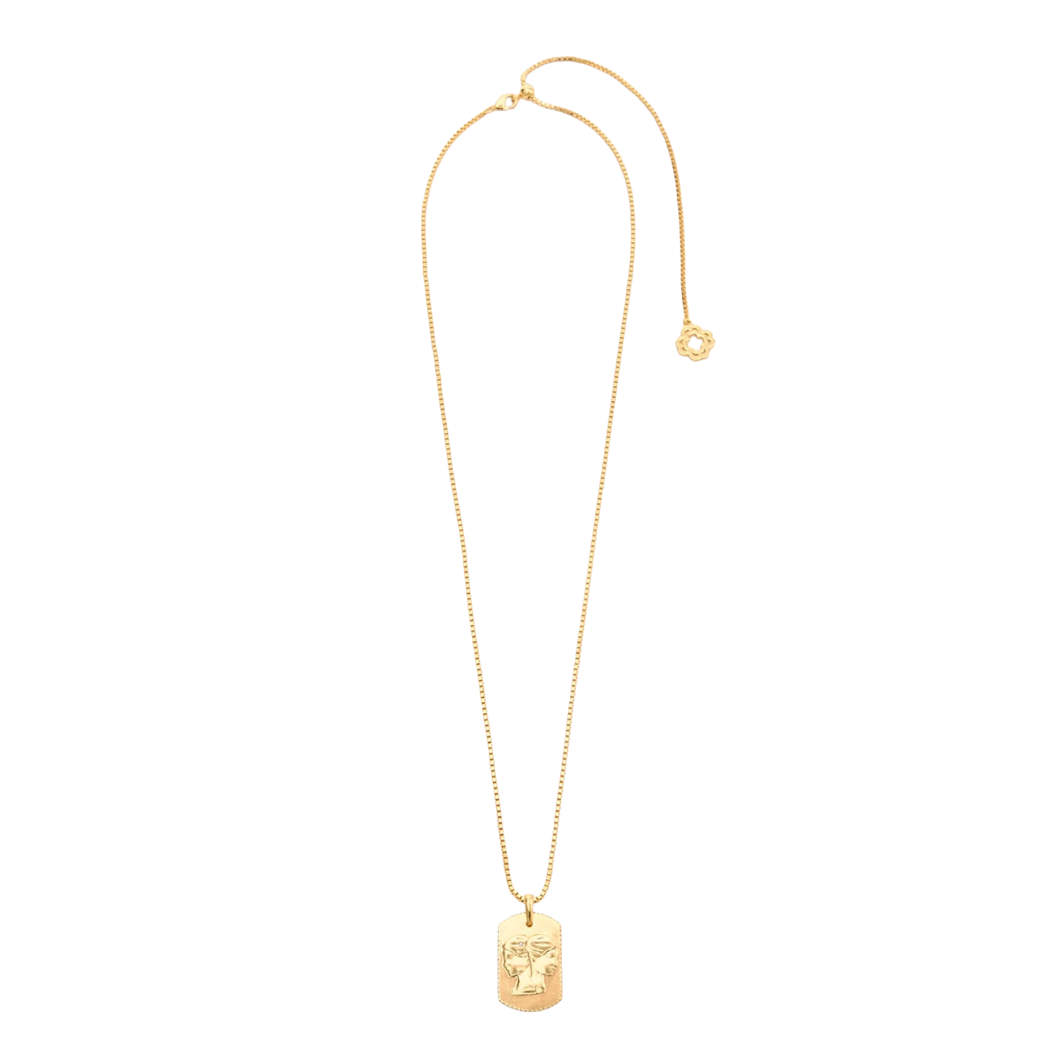 Halsketting van messing MAJE