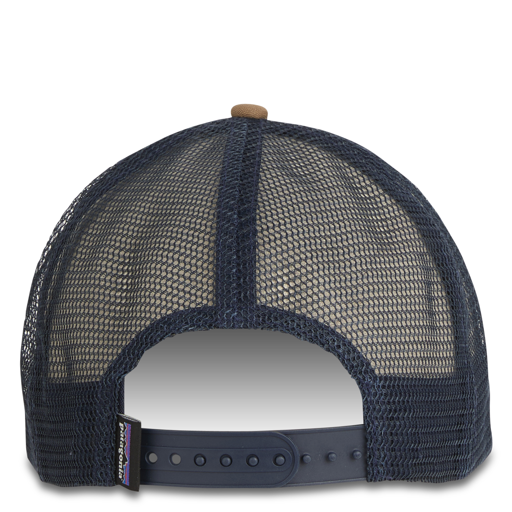 Embroidered cotton and mesh cap PATAGONIA Beige