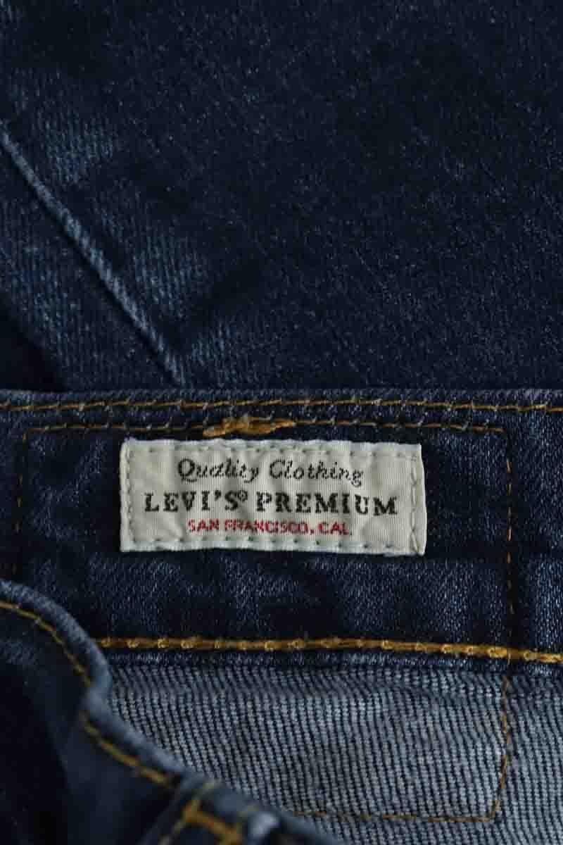 Cotton straight jeans LEVI'S - Seconde main Blue