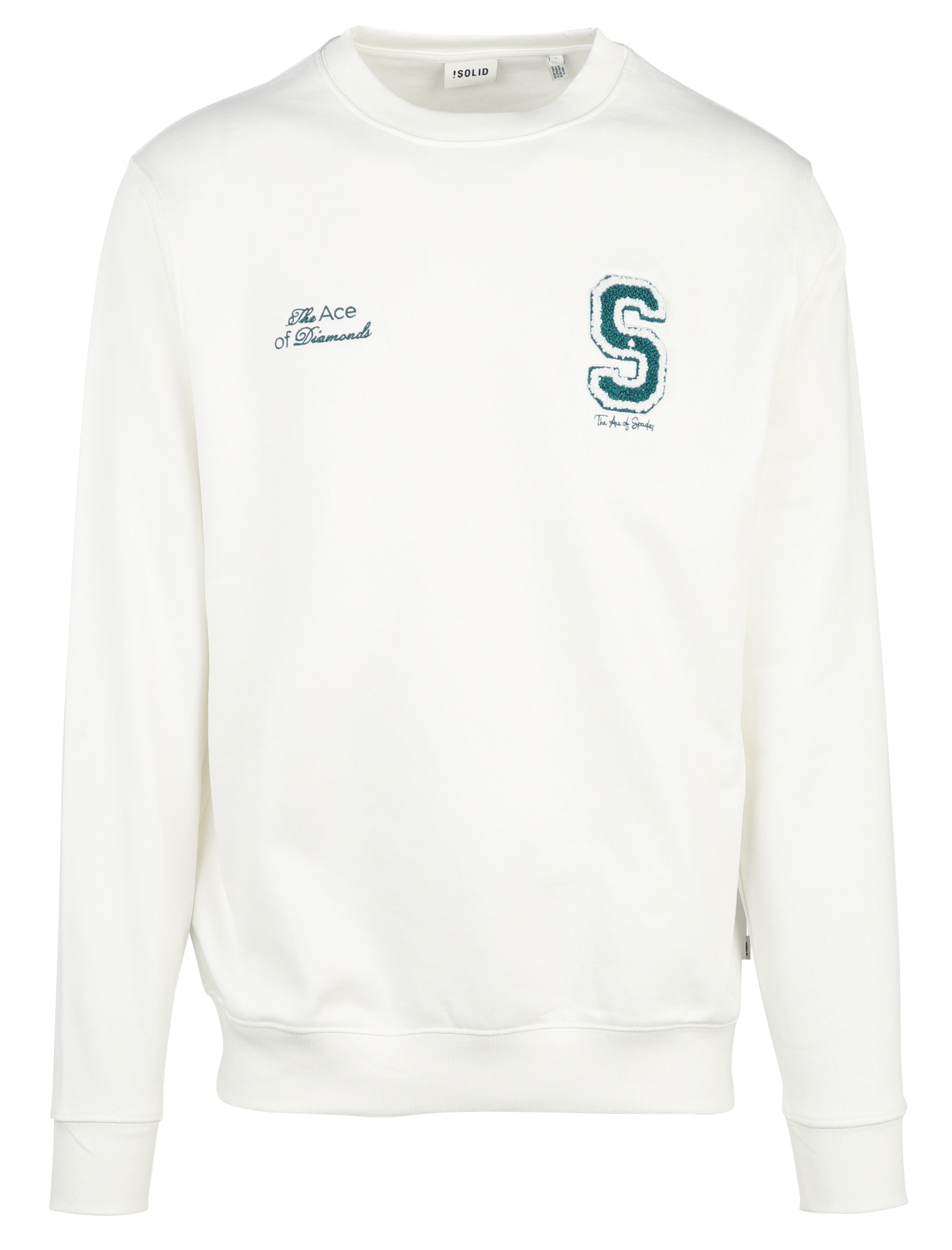 Sweat oversize en coton SOLID Blanc