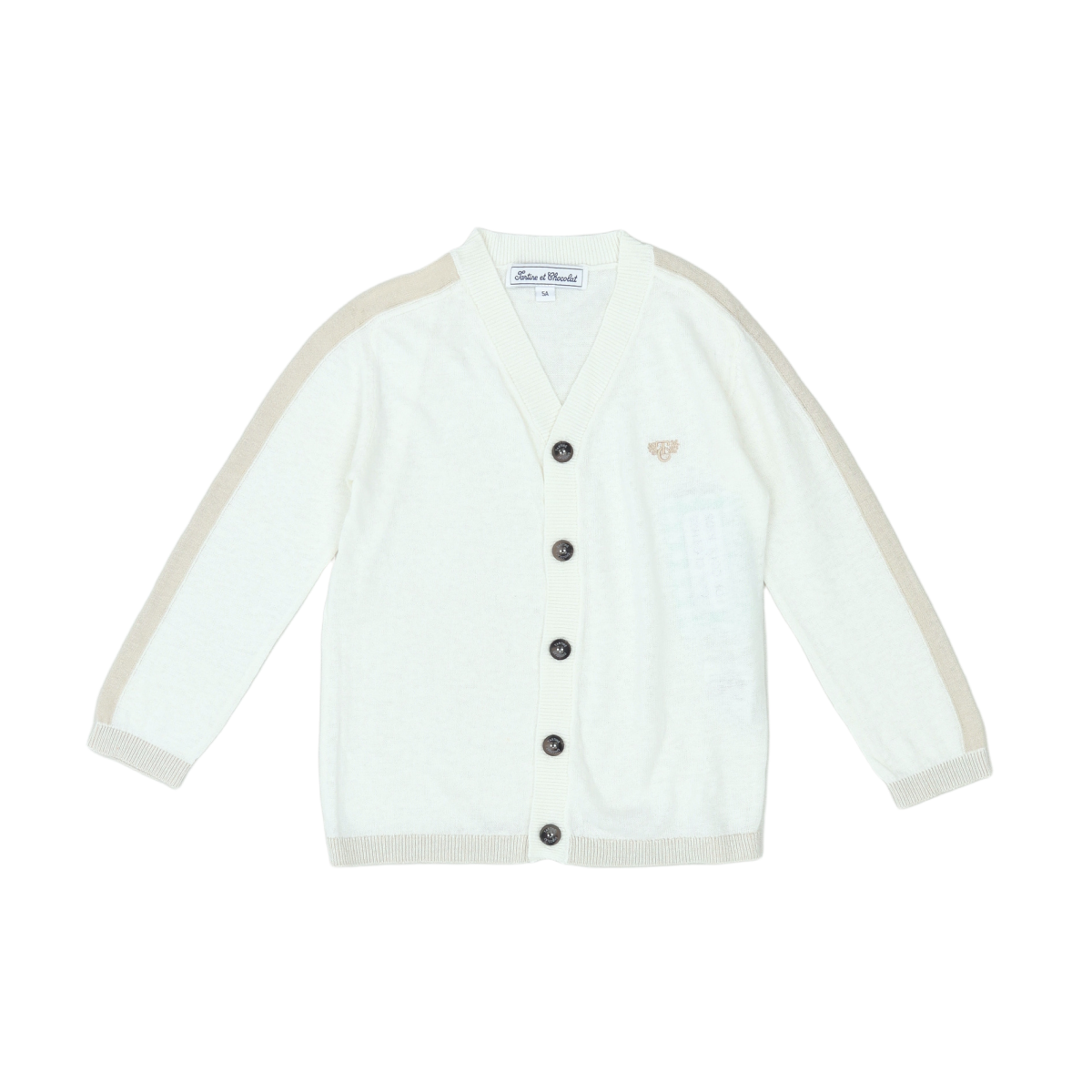 White child's cardigan - 5 years TARTINE ET CHOCOLAT - seconde-main White