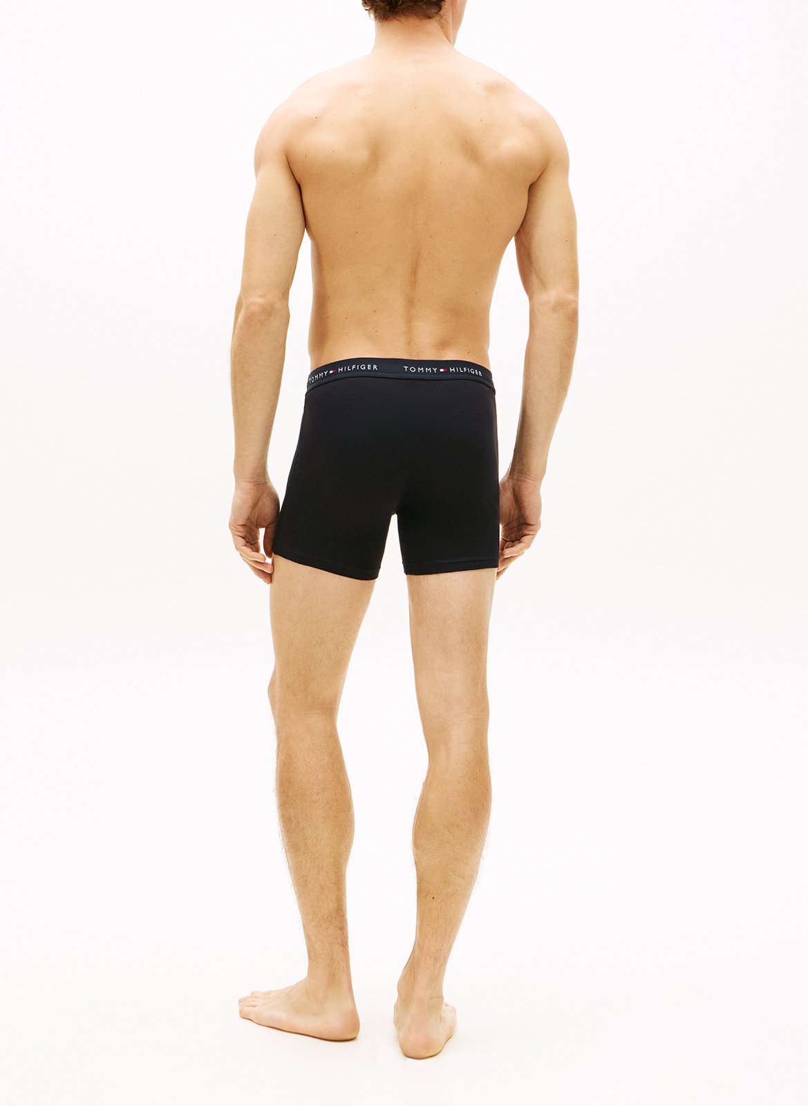 Lot de trois boxers en coton TOMMY HILFIGER Gris