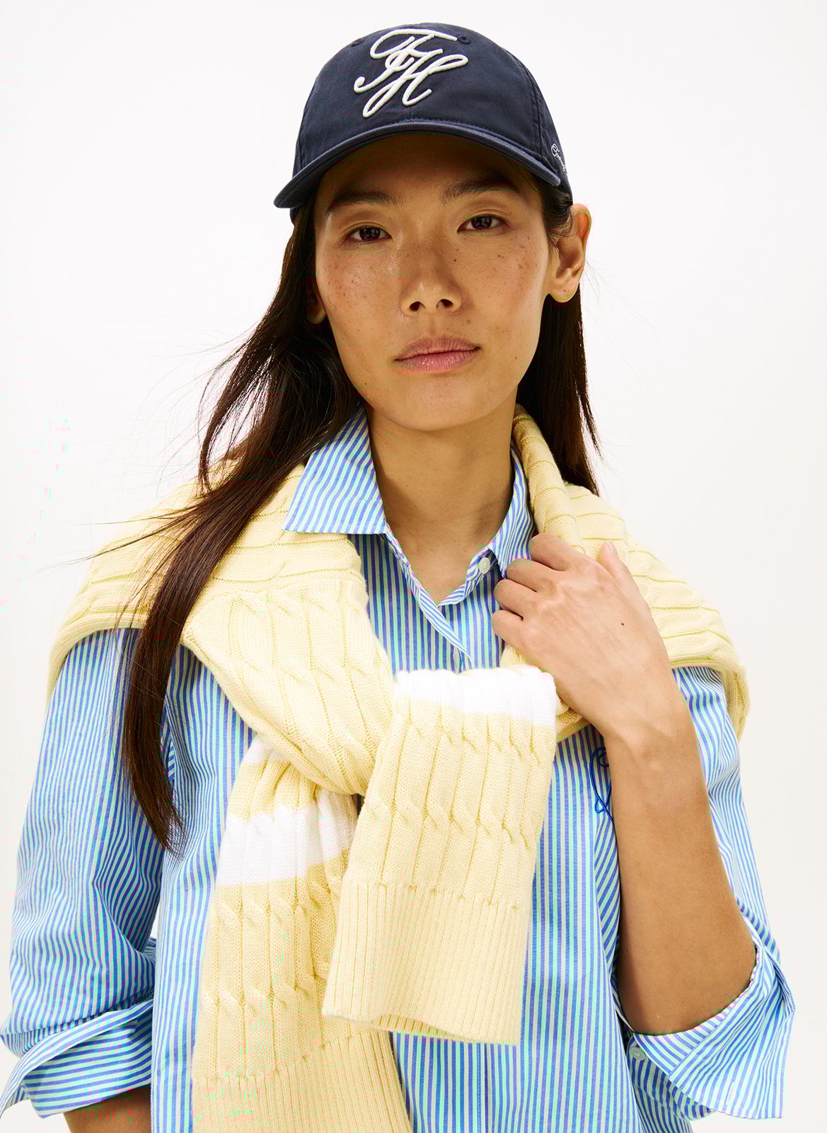 Bio-Baumwollkappe mit Stickerei TOMMY HILFIGER