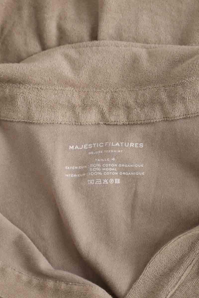 Polo shirt MAJESTIC FILATURES - SECONDE MAIN Brown