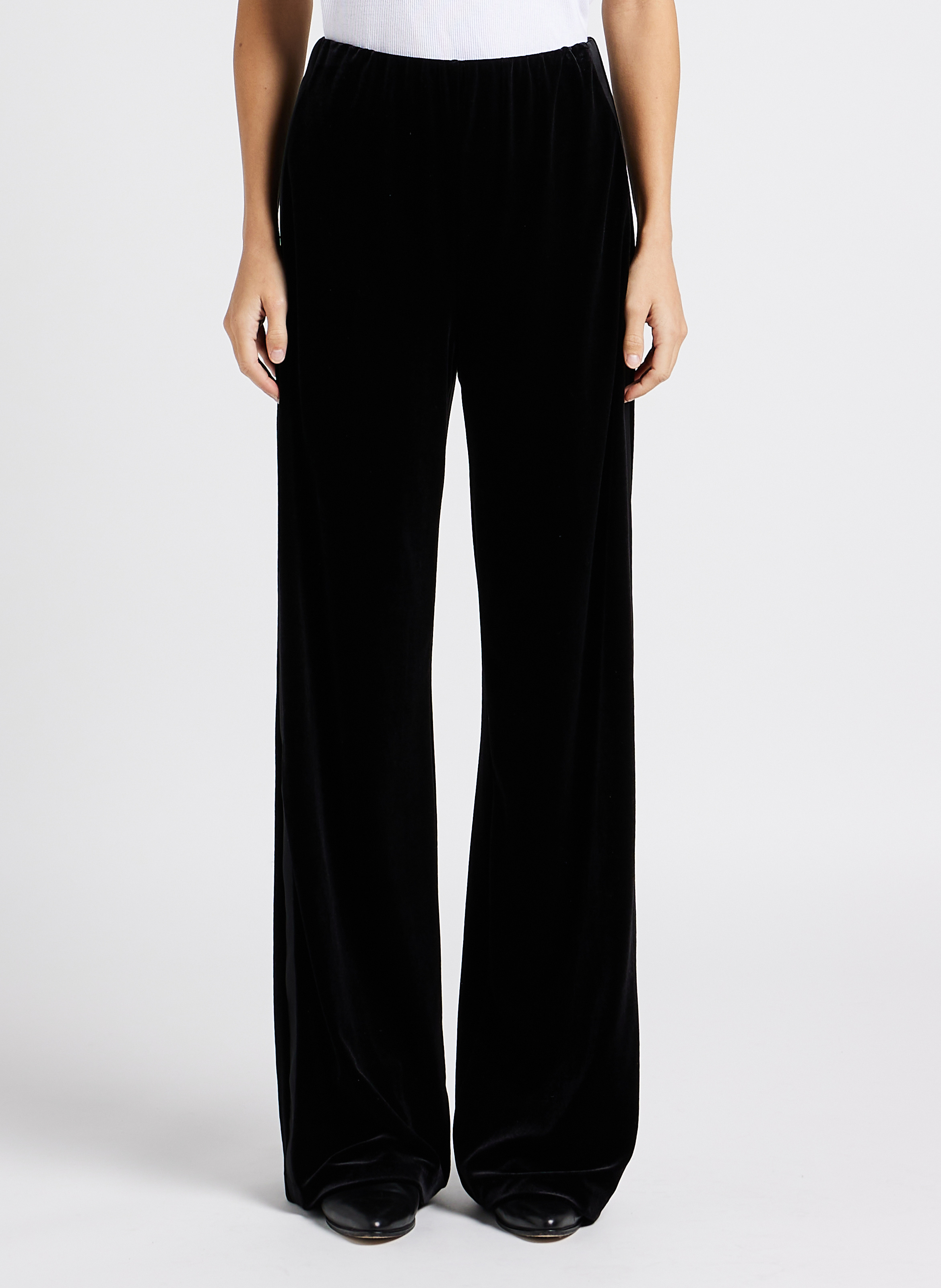 High-waisted wide-leg pants MAX&Co. Black