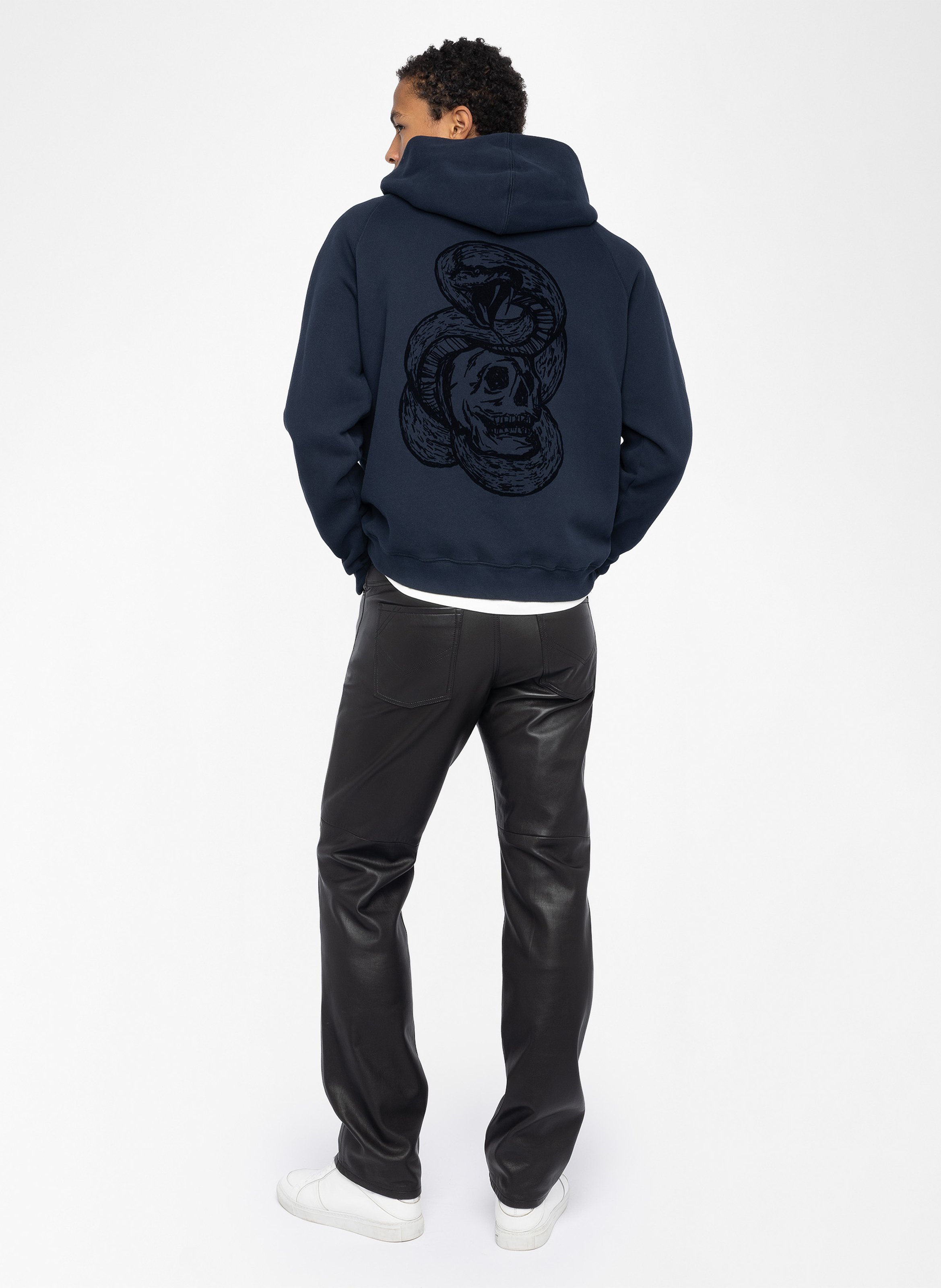 Sweater met ronde hals | katoenblend ZADIG&VOLTAIRE Blauw