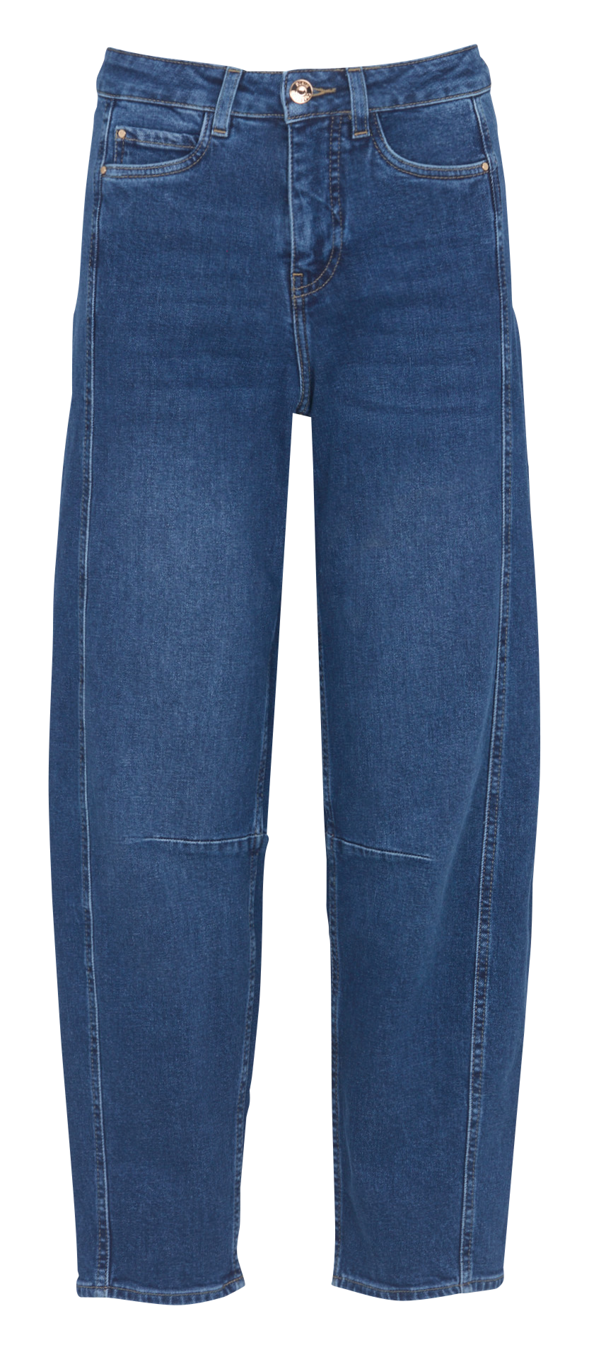 Jean ballon taille haute uni MAISON 123 Bleu