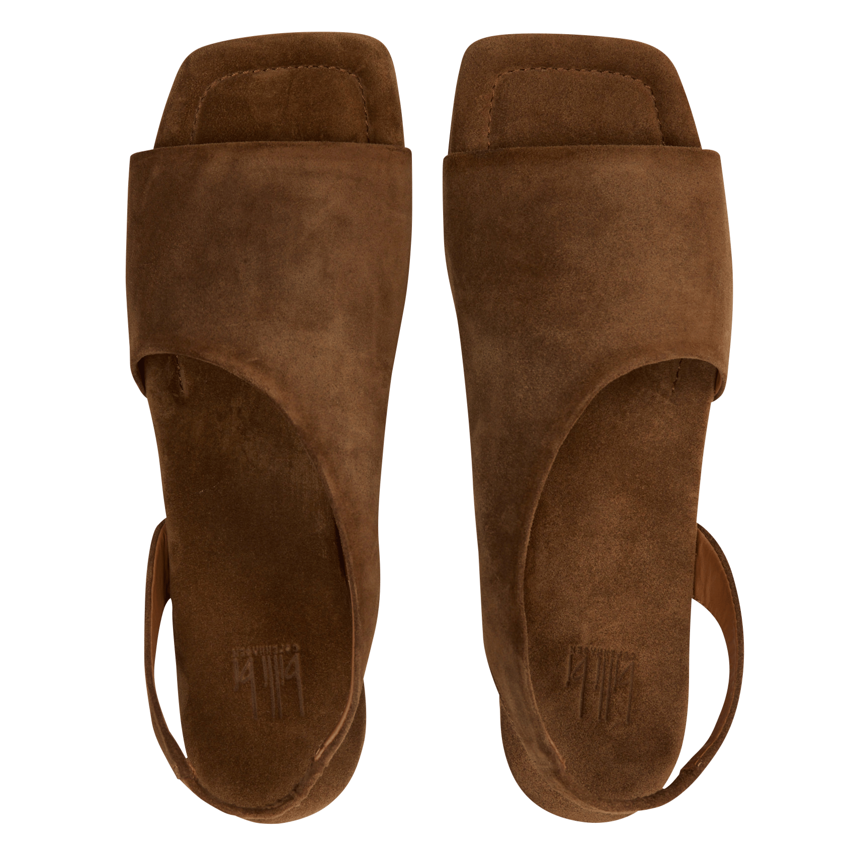 Hoge sandalen met vierkante hak BILLI BI Bruin