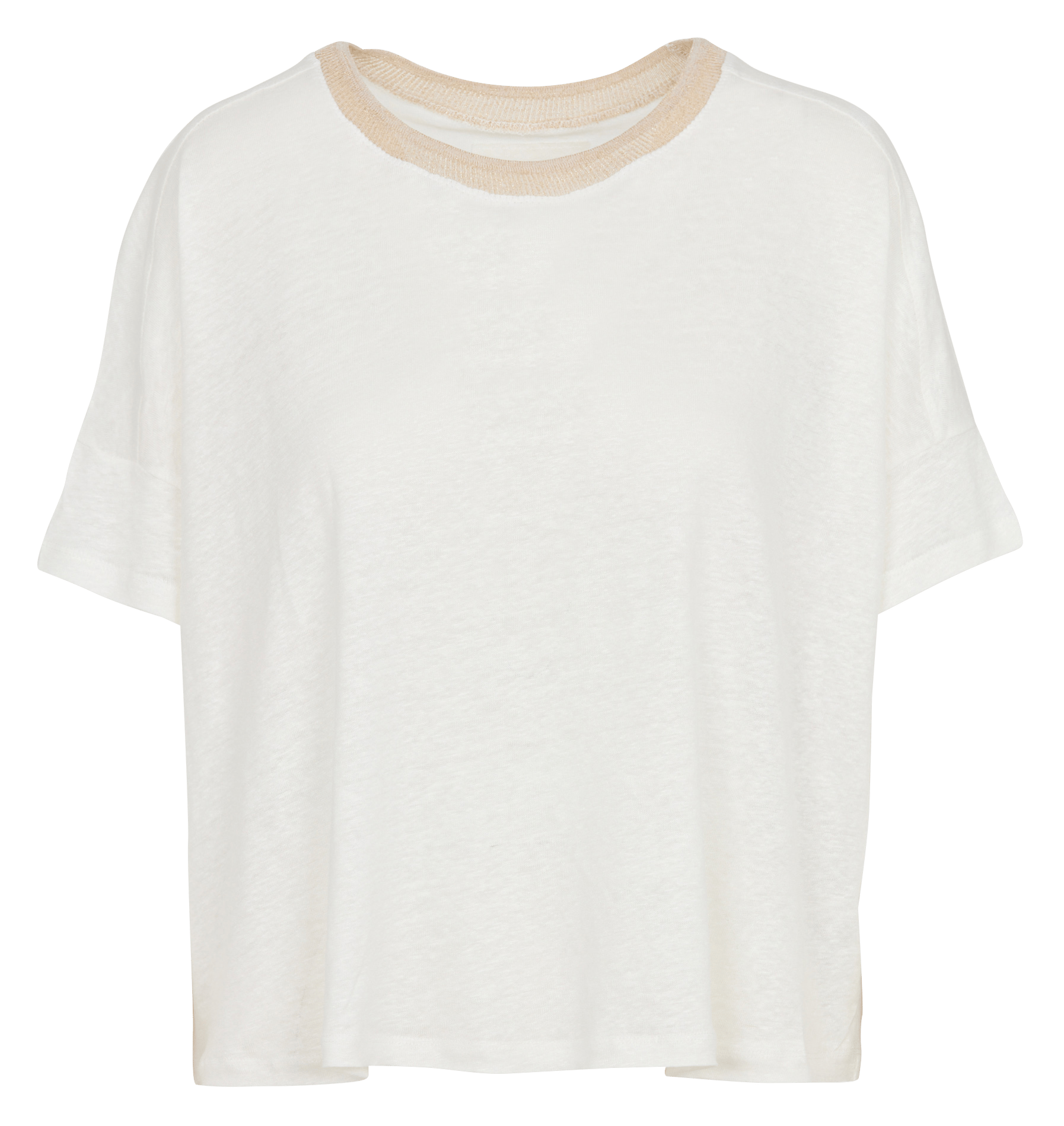 Katoenen T-shirt met ronde hals  BELLA JONES