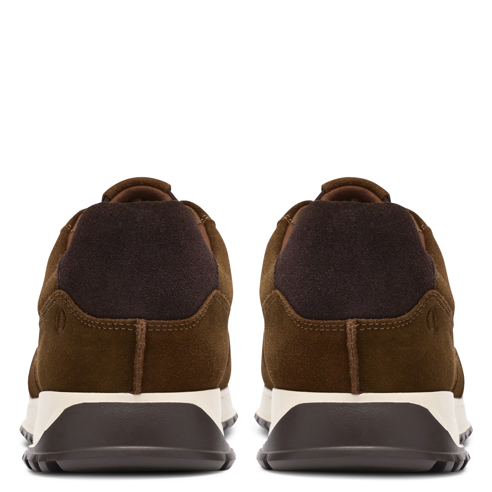 Lage sneakers van veloursleer CLARKS Bruin