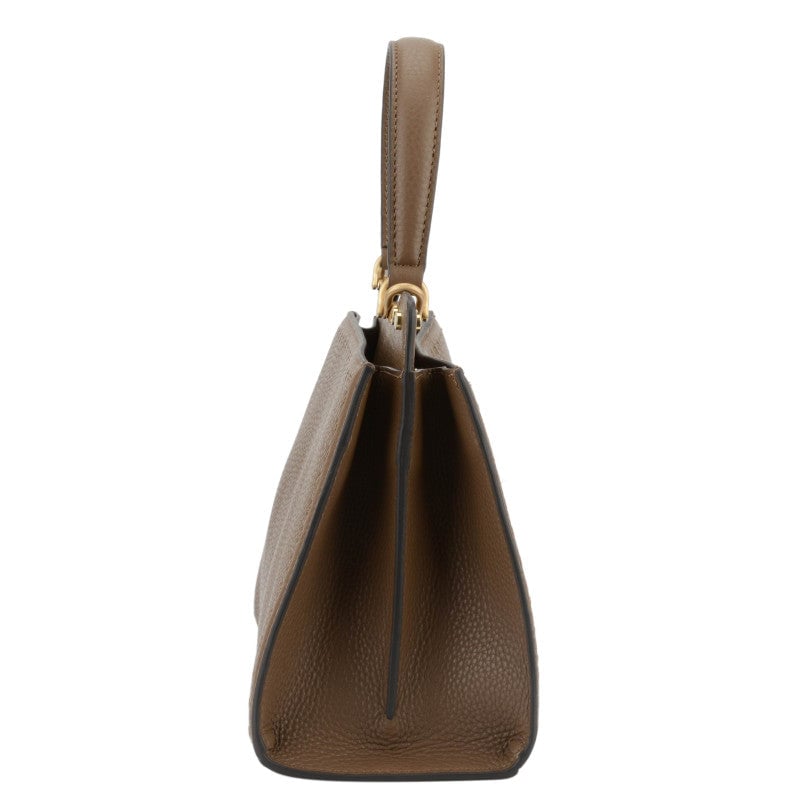 Handbag in calfskin Brown