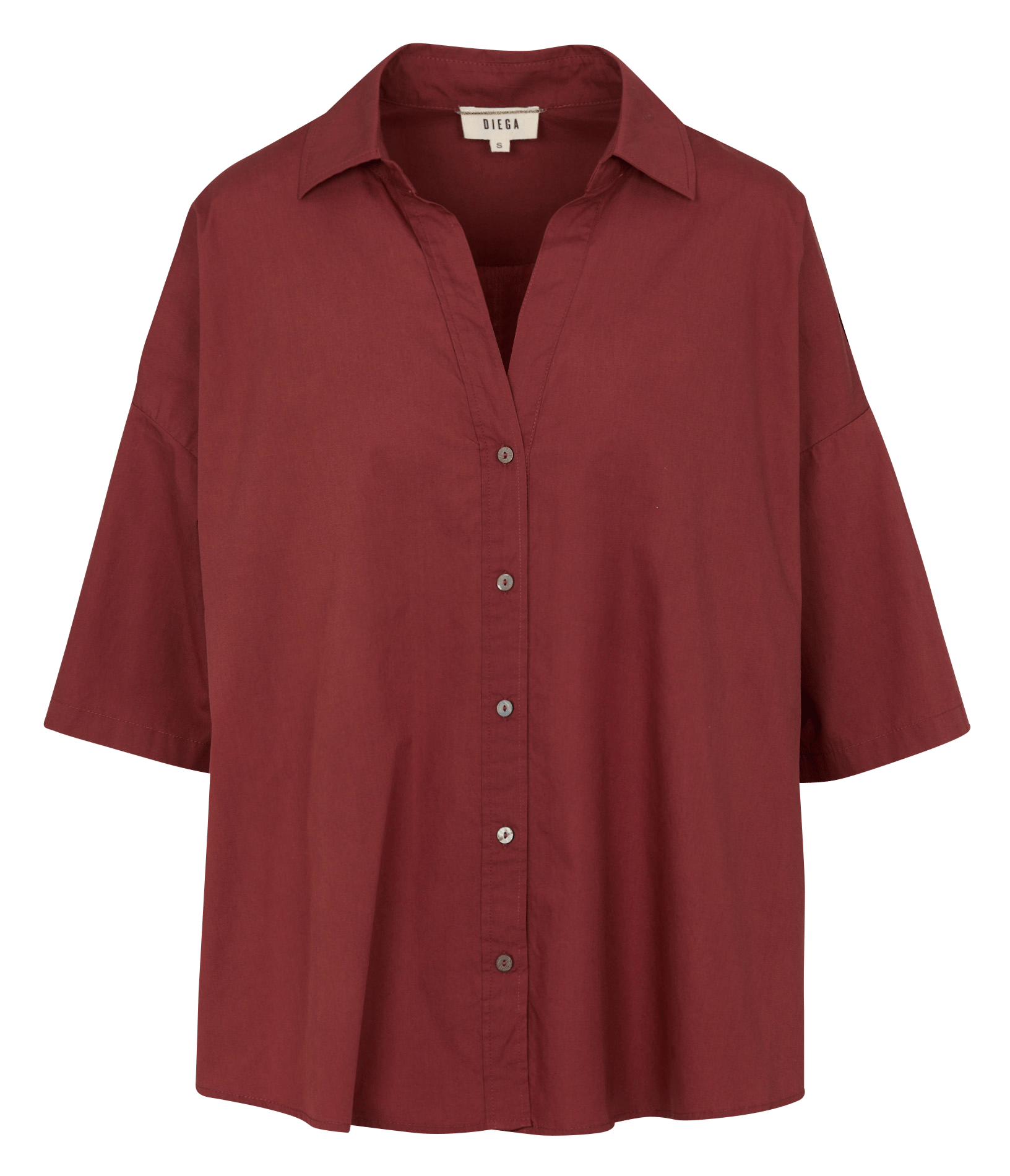 Capri plain oversized shirt DIEGA