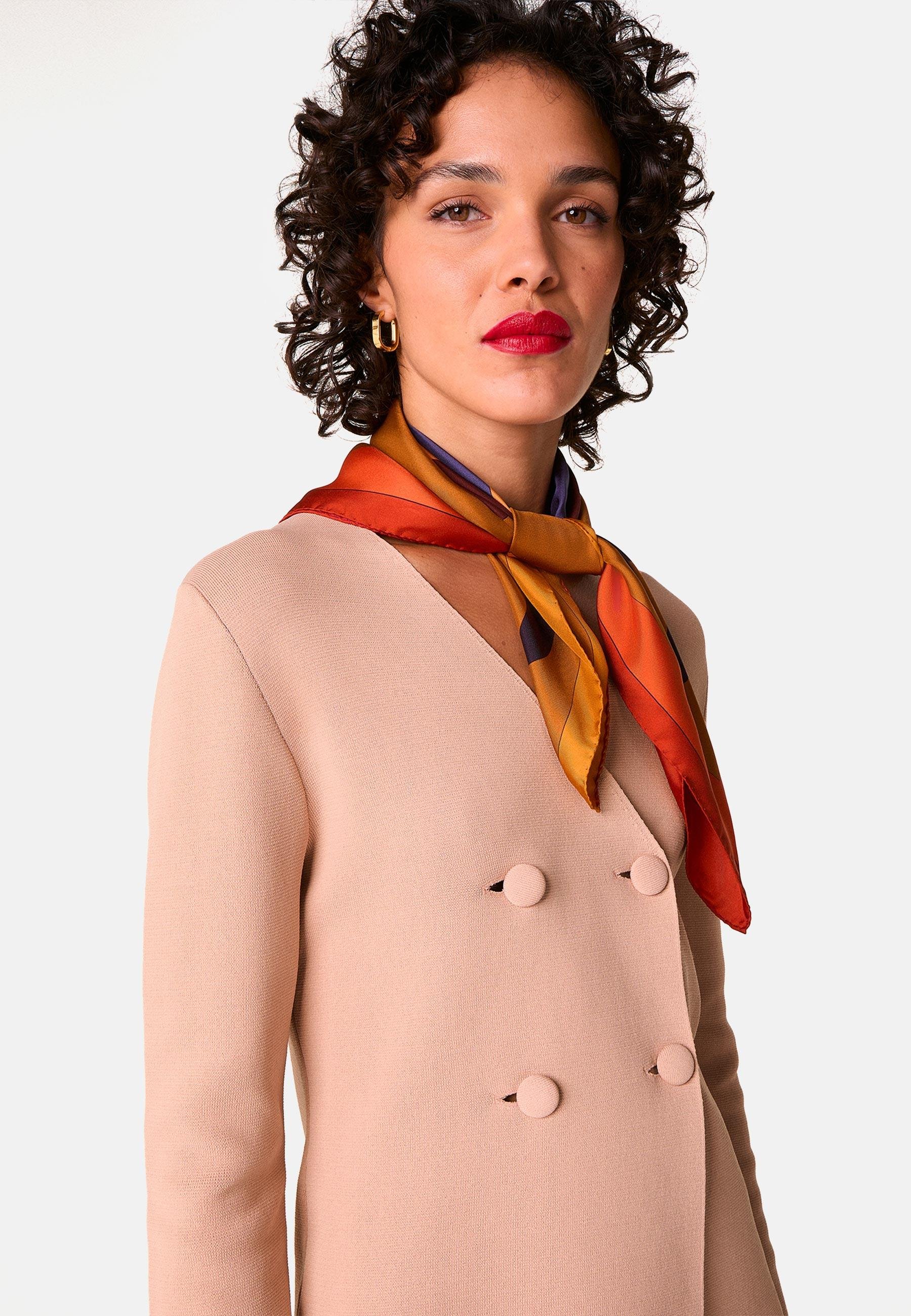 Crossed knit jacket RODIER Pink