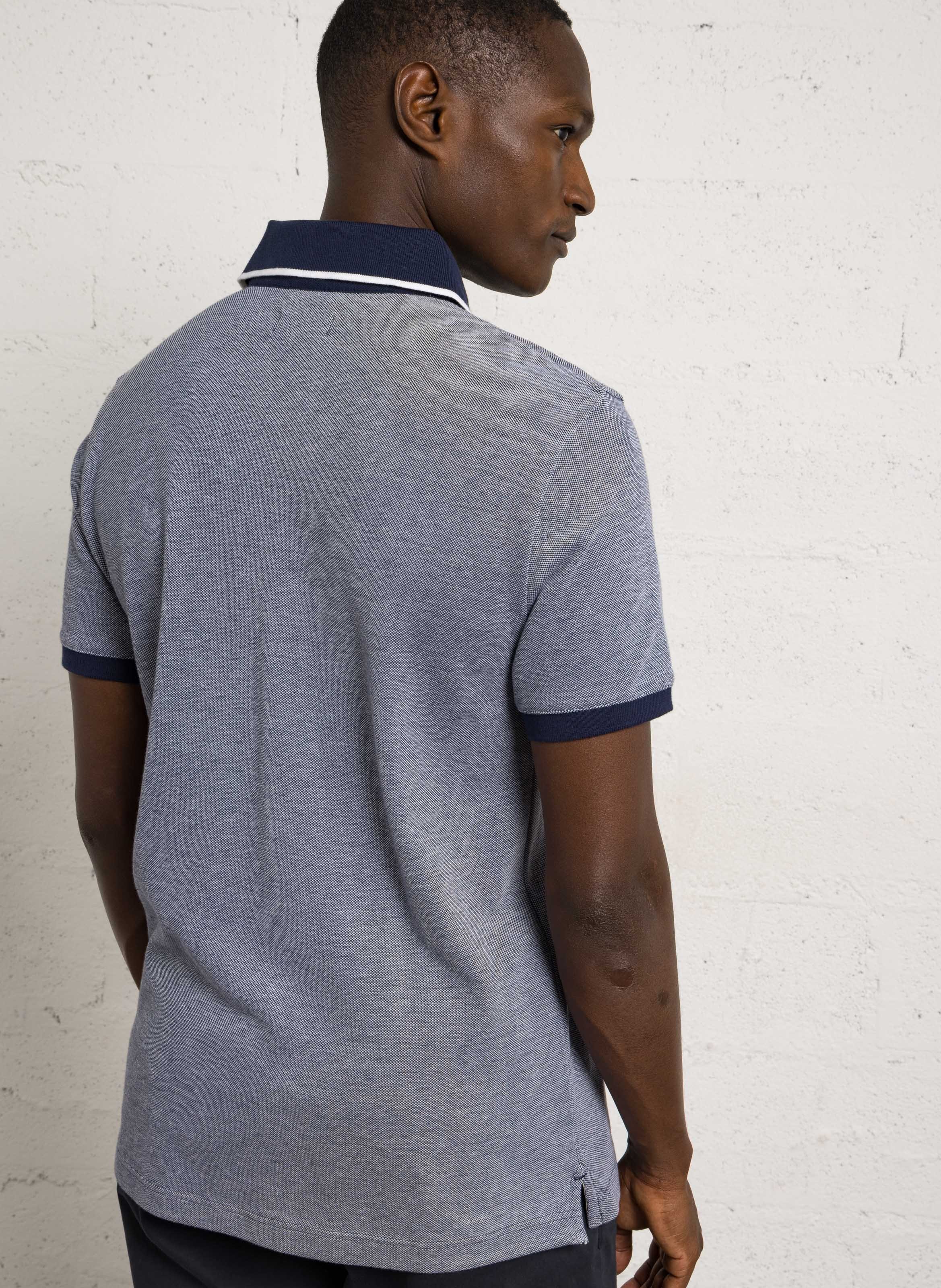 Polo droit en coton ARMOR LUX Bleu
