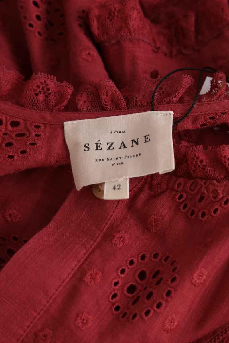 Blouse SEZANE - Seconde main Rouge