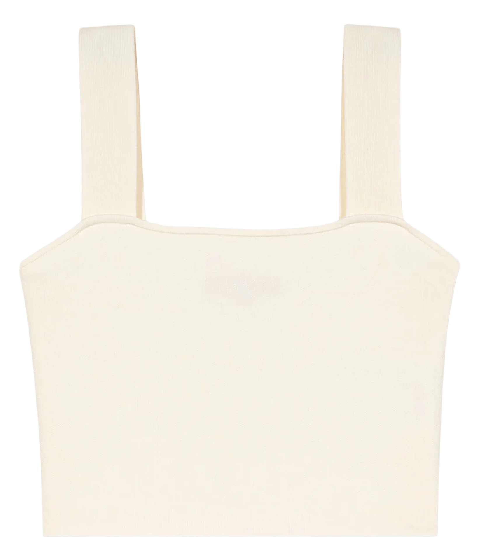 Korte, strakke top van jersey MAJE Beige