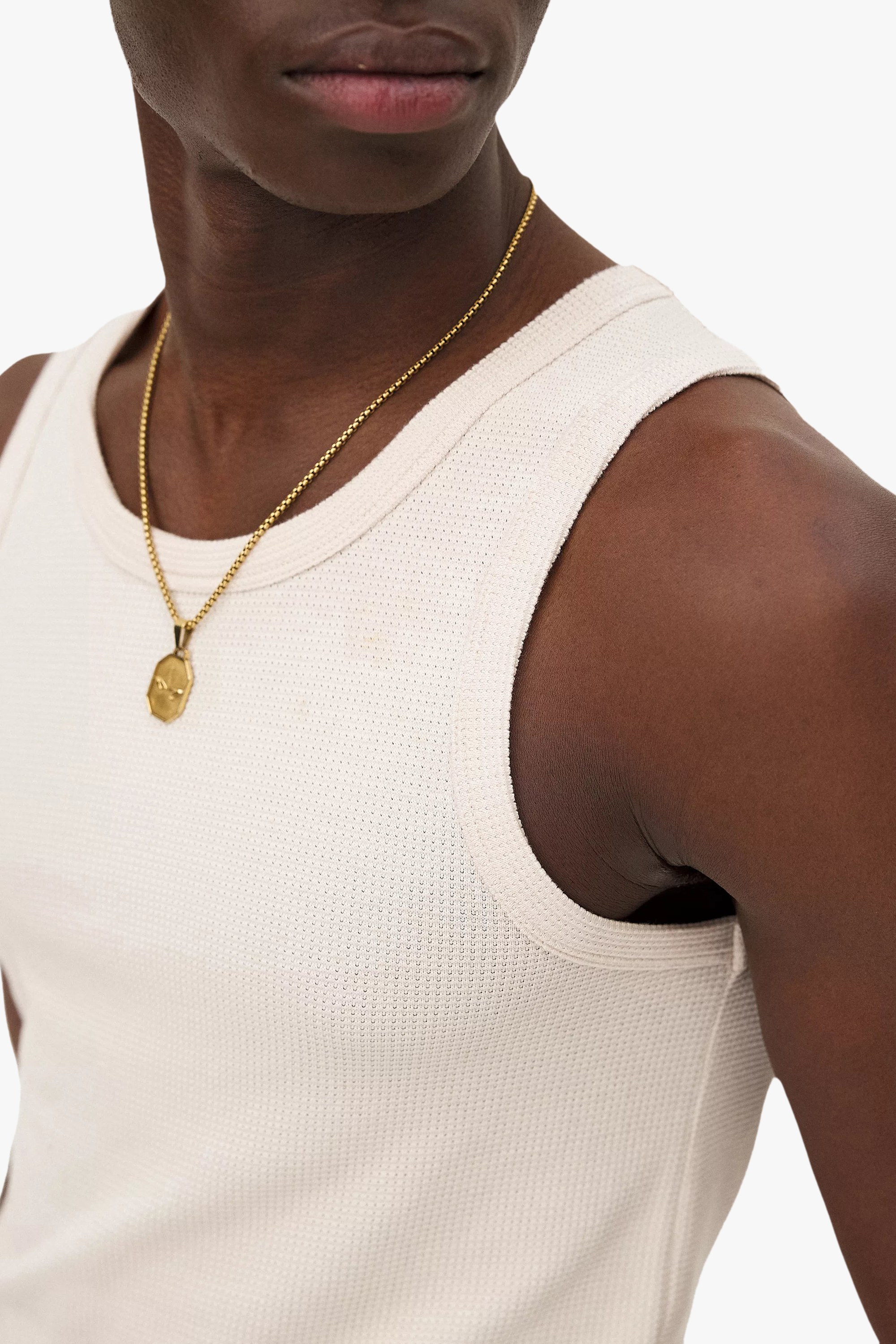 Fitted leo tank top Noyoco Red