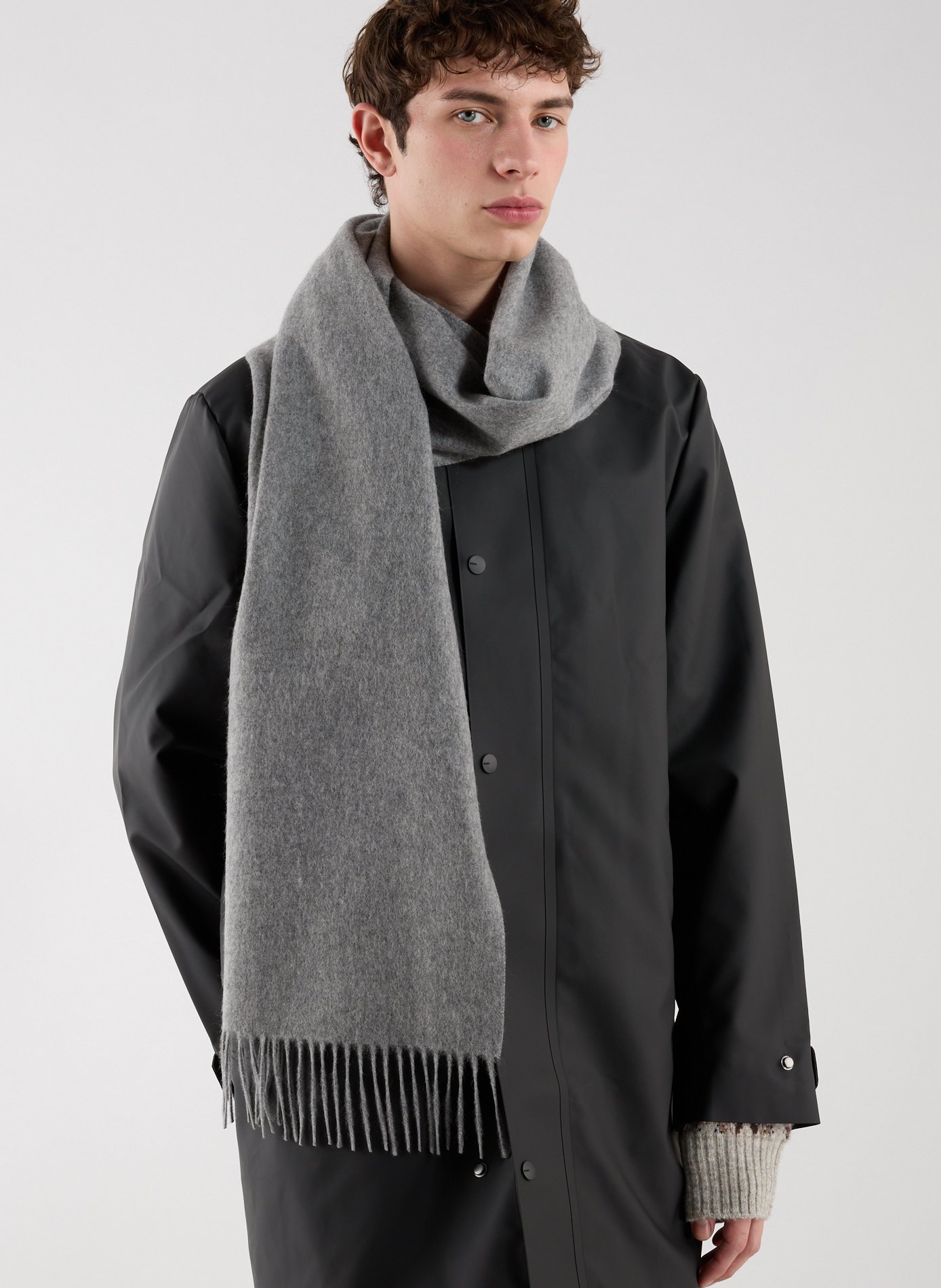 Cashmere scarf SAISON 1865 Grey