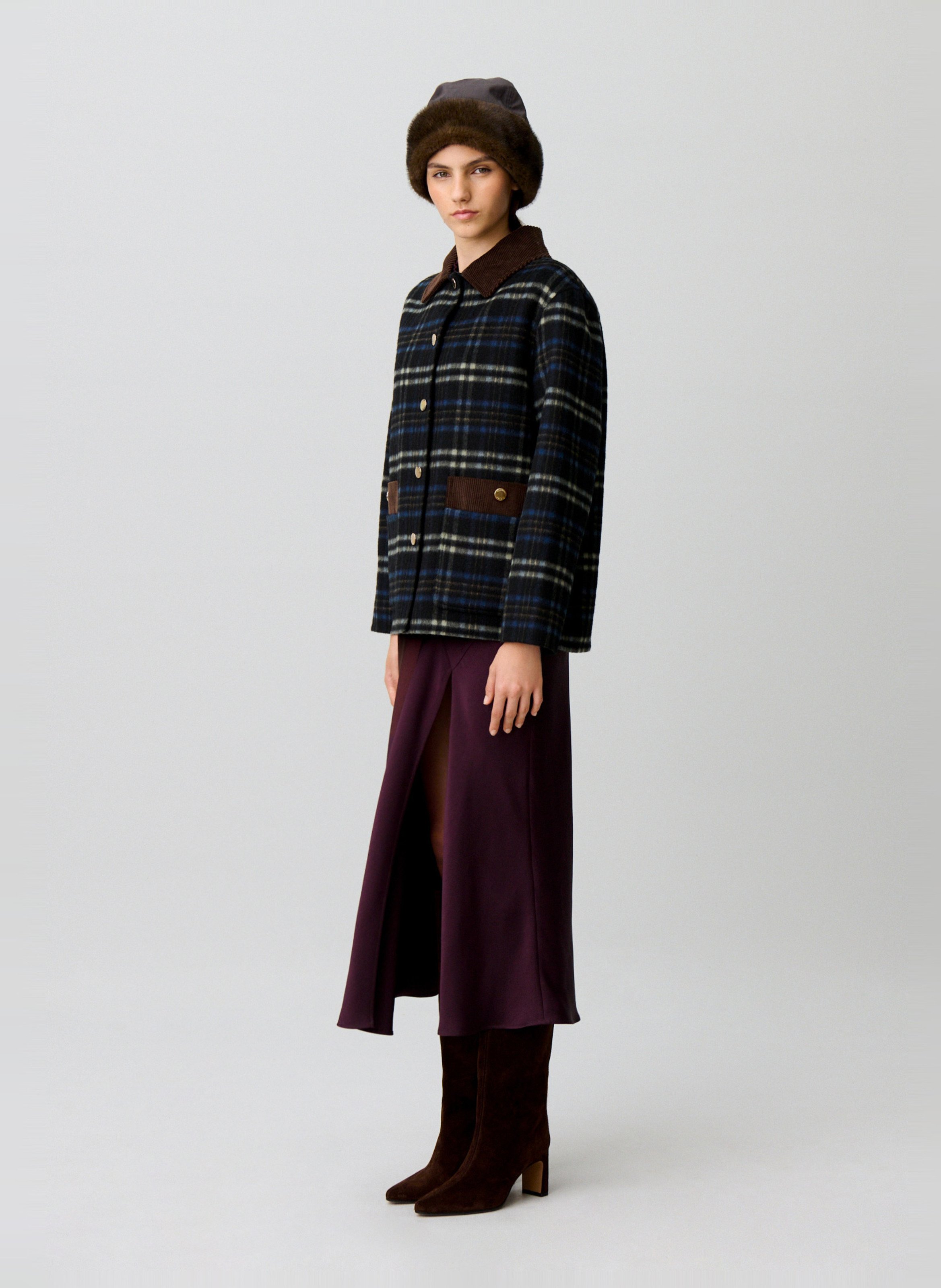 Rechte jas | wolblend CLAUDIE PIERLOT Veelkleurig