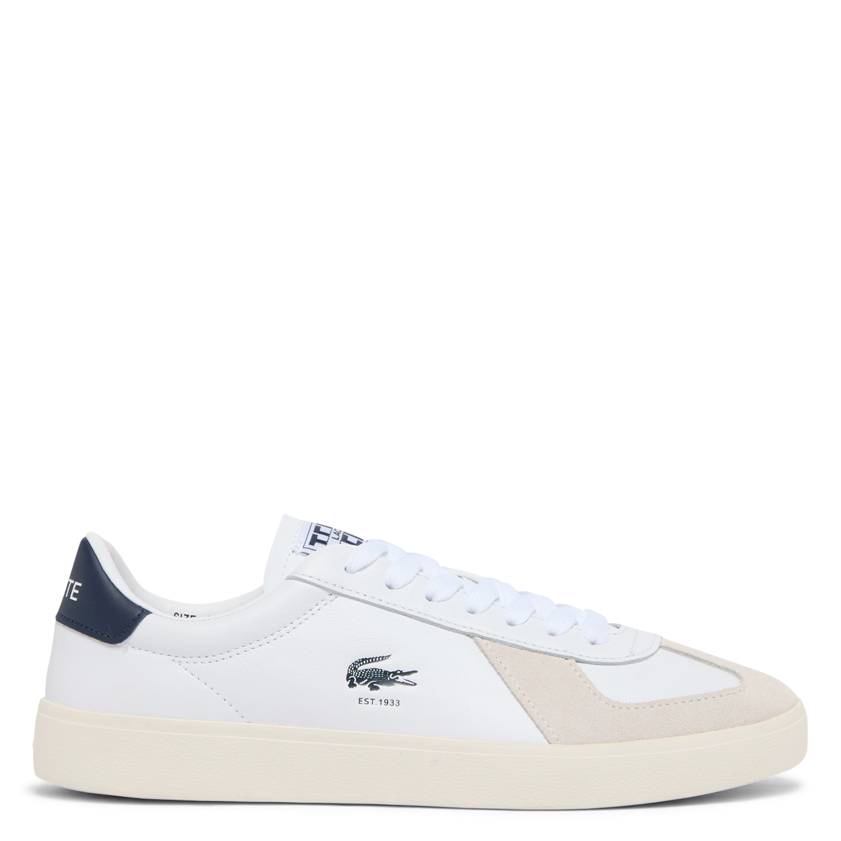 Baskets basses en cuir LACOSTE Multicolore