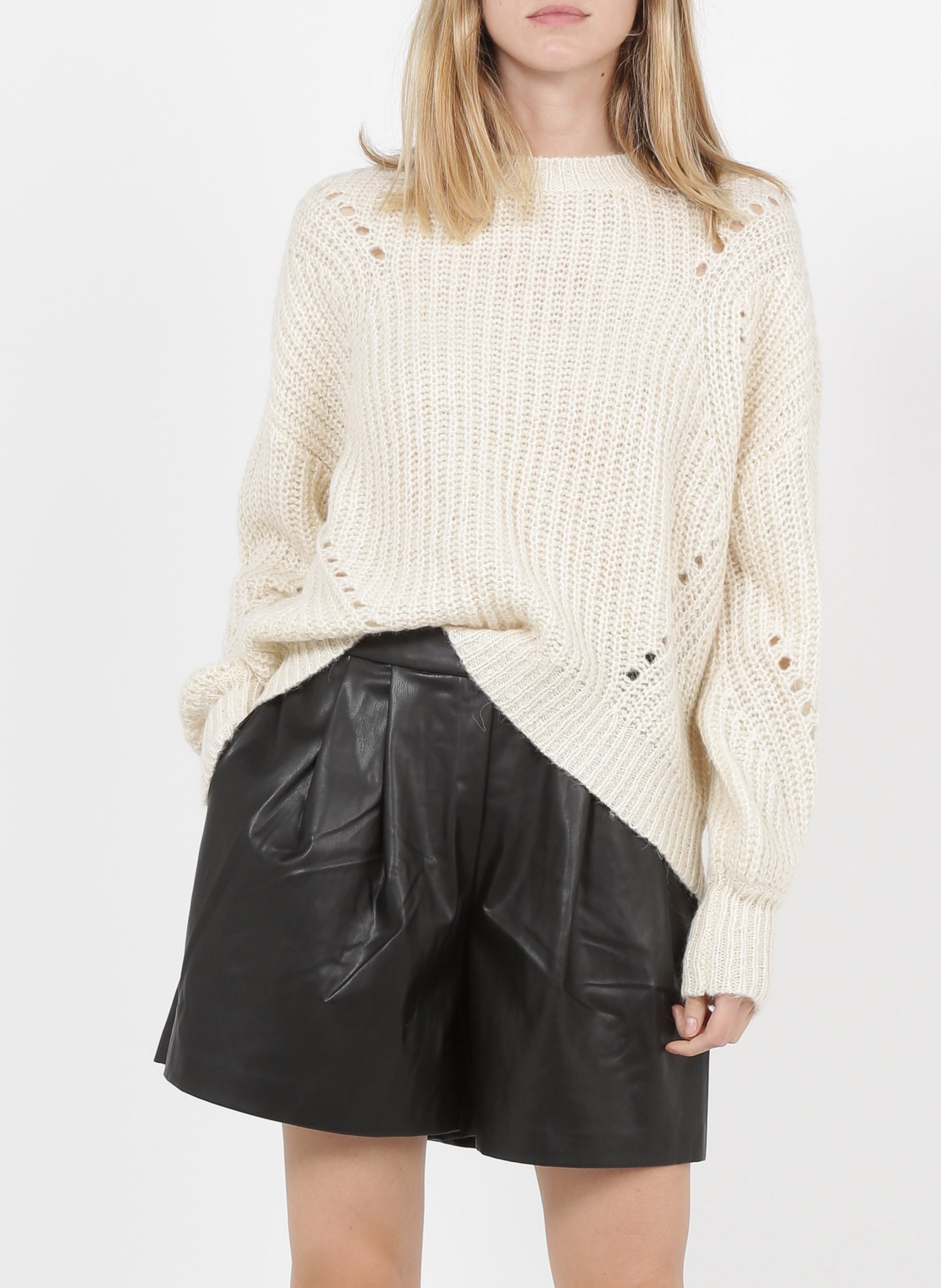 Flared shorts VILA Black