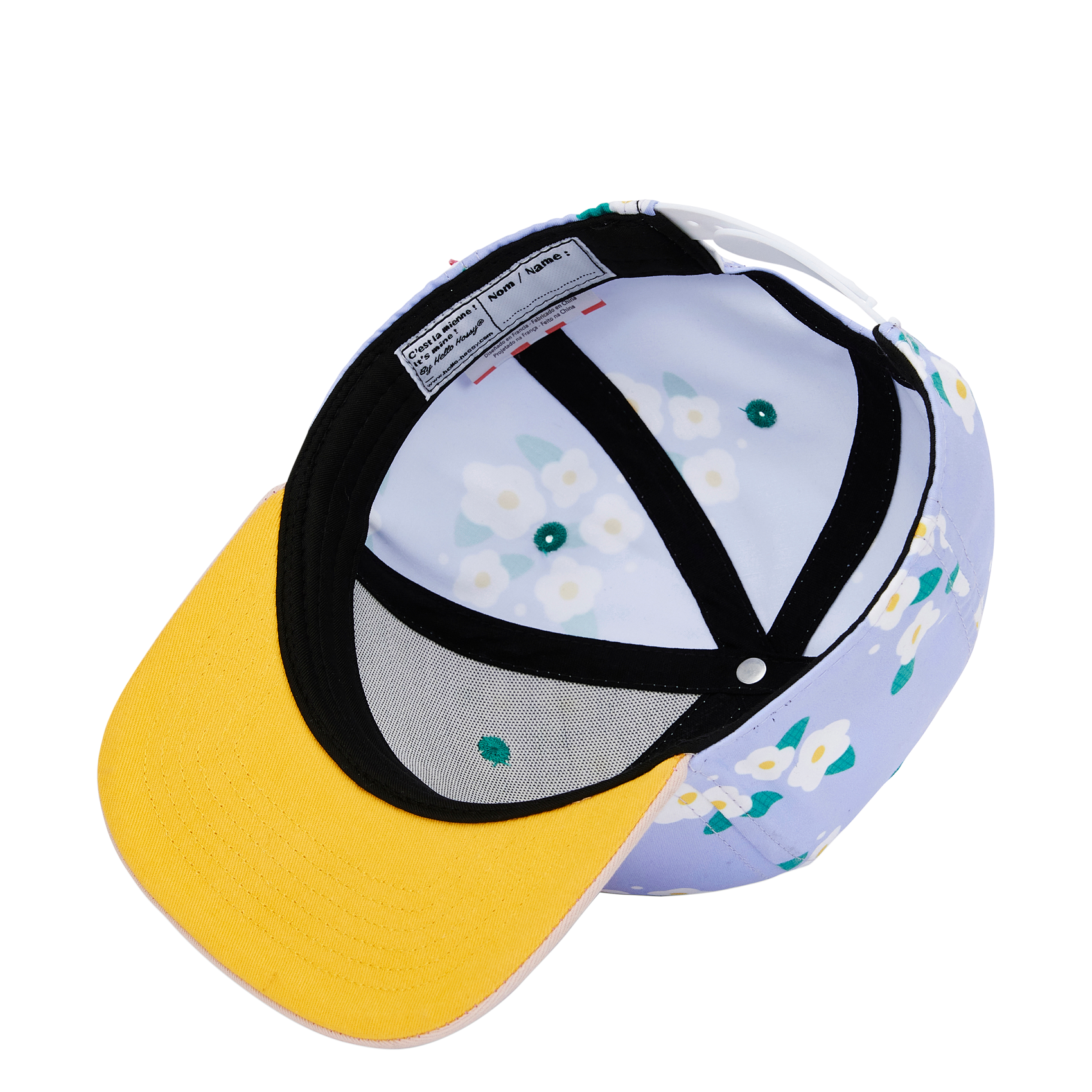 Bedruckte Kappe HELLO HOSSY Violett