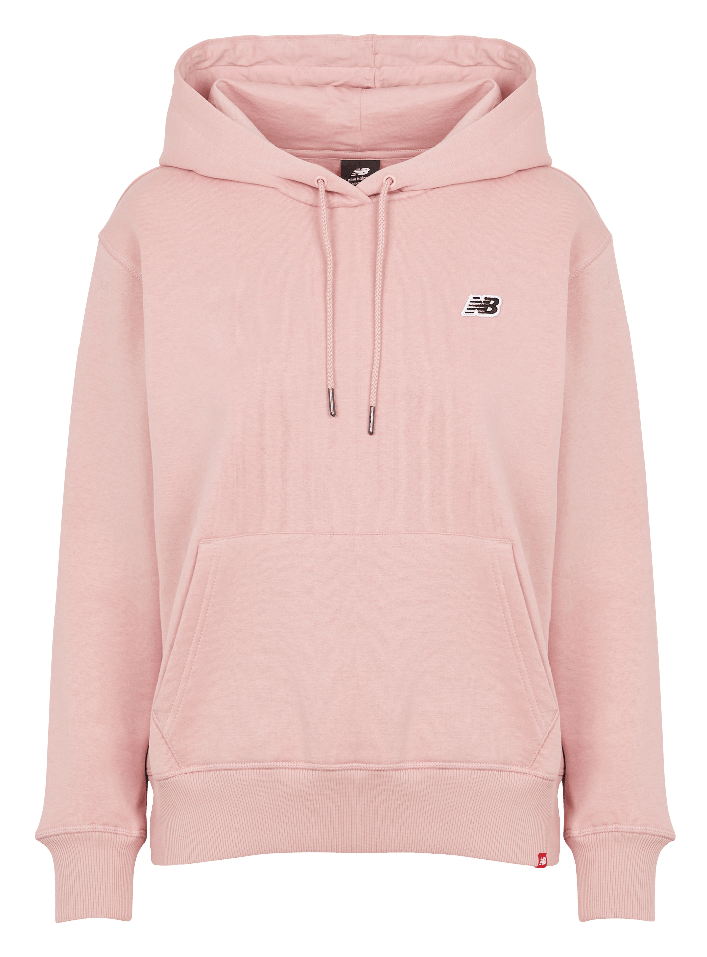 Embroidered cotton-blend hoodie PinkNEW BALANCE