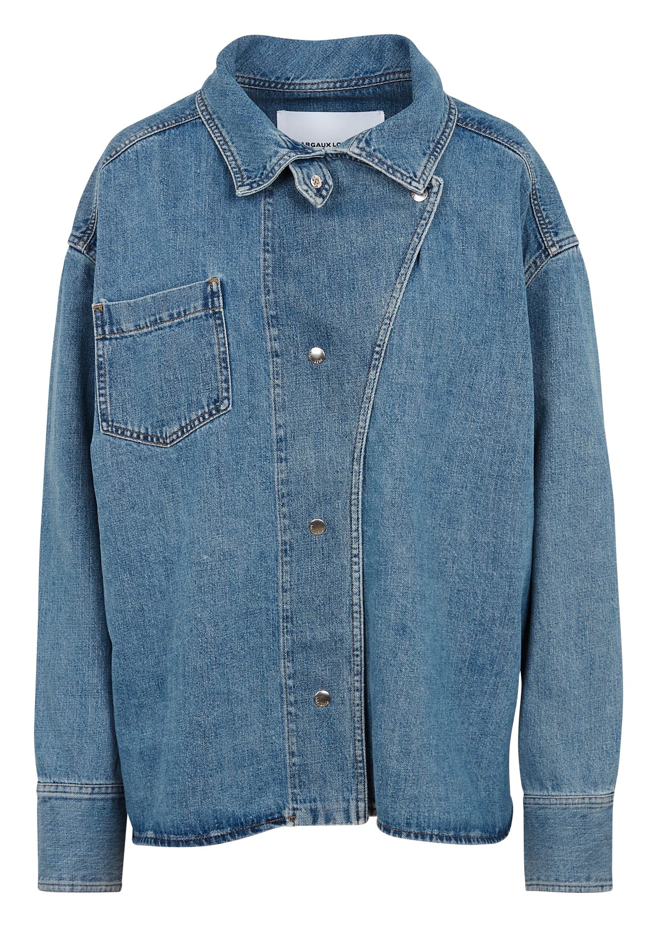 Veste en jean oversize en coton MARGAUX LONNBERG