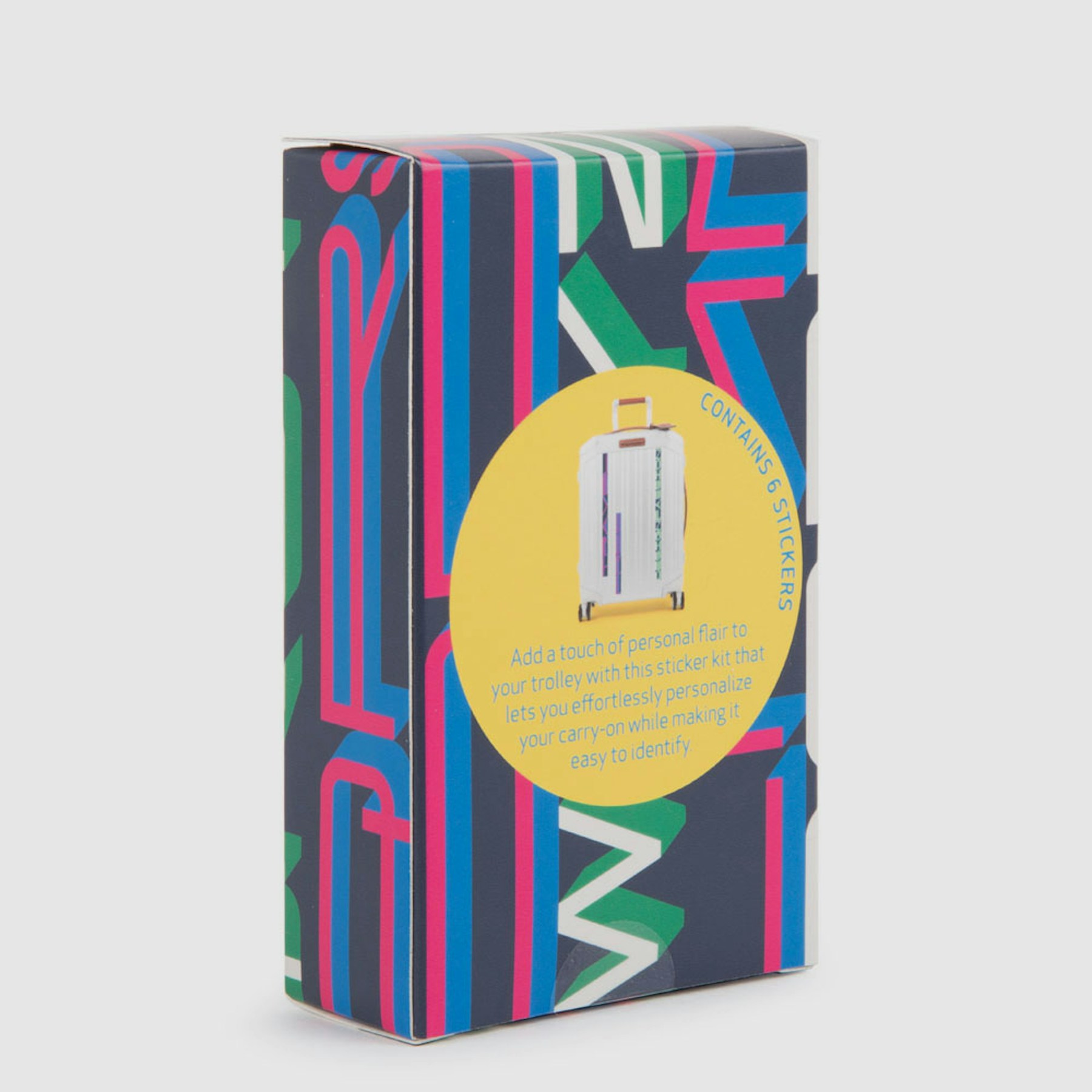 Set of stickers for trolley PIQUADRO Blue