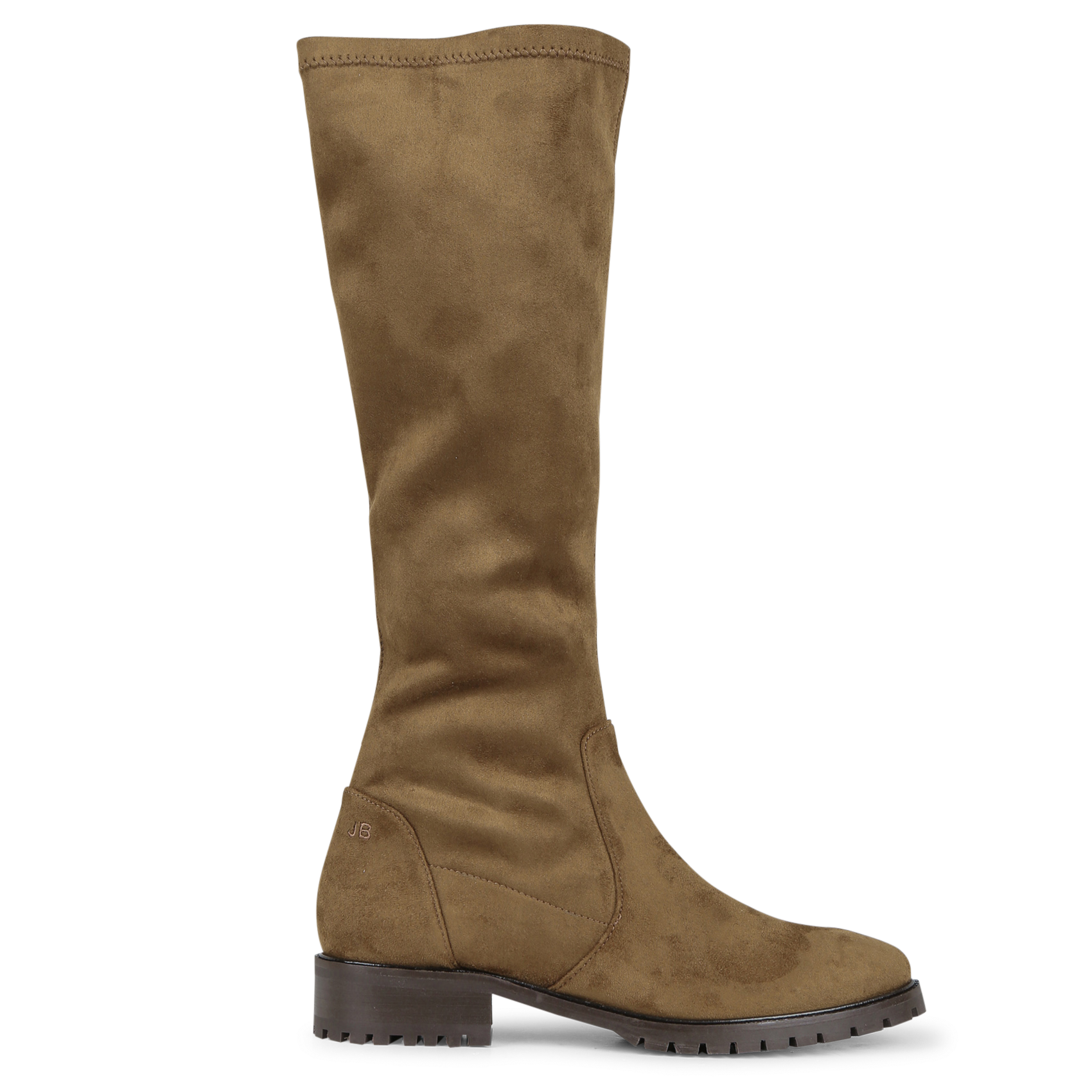 bottes velours marron