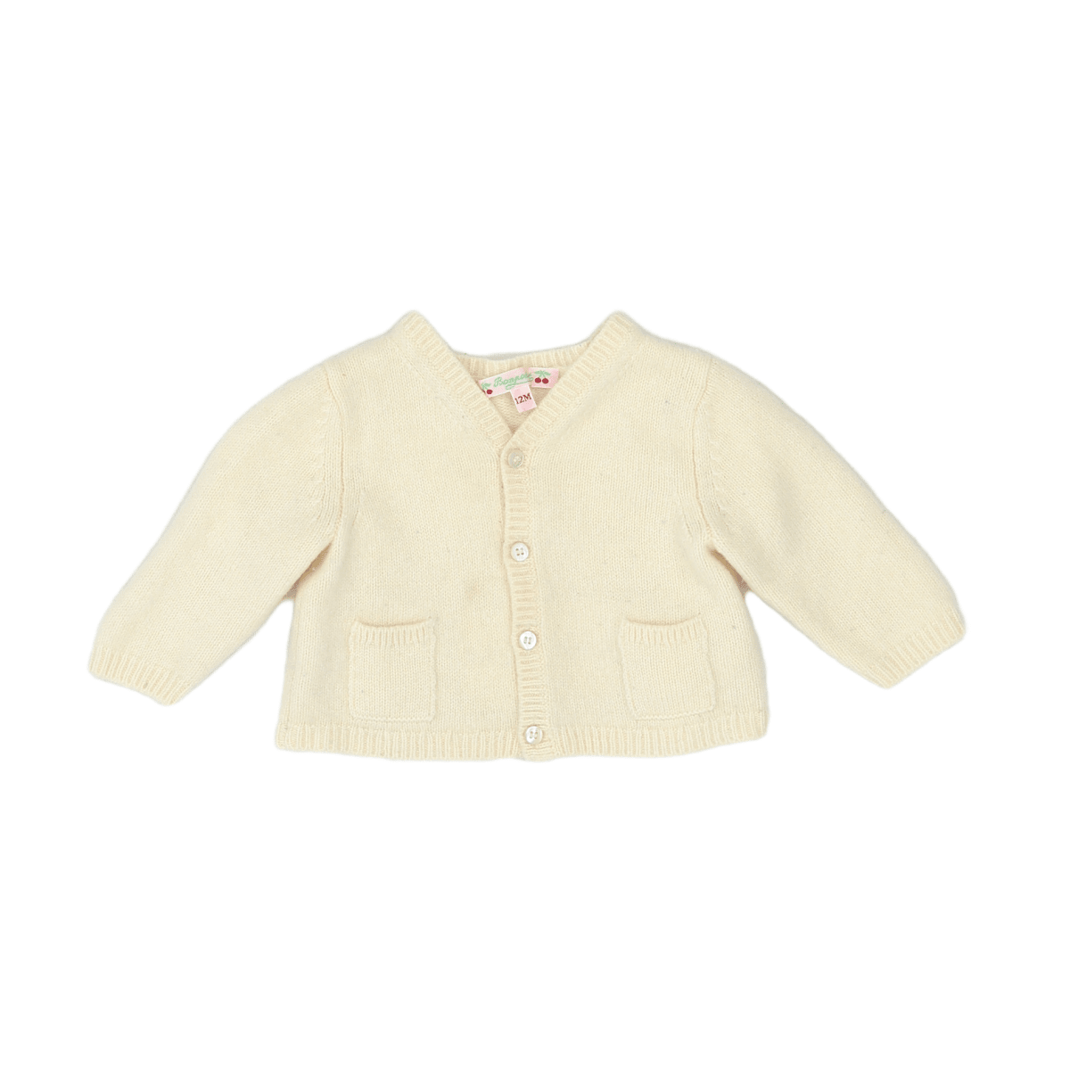 Beige Baby Cardigan - 12 months BONPOINT - Seconde Main Beige