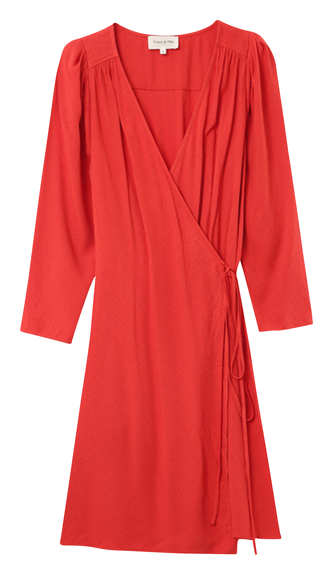 Korte wikkeljurk GRACE ET MILA Brown