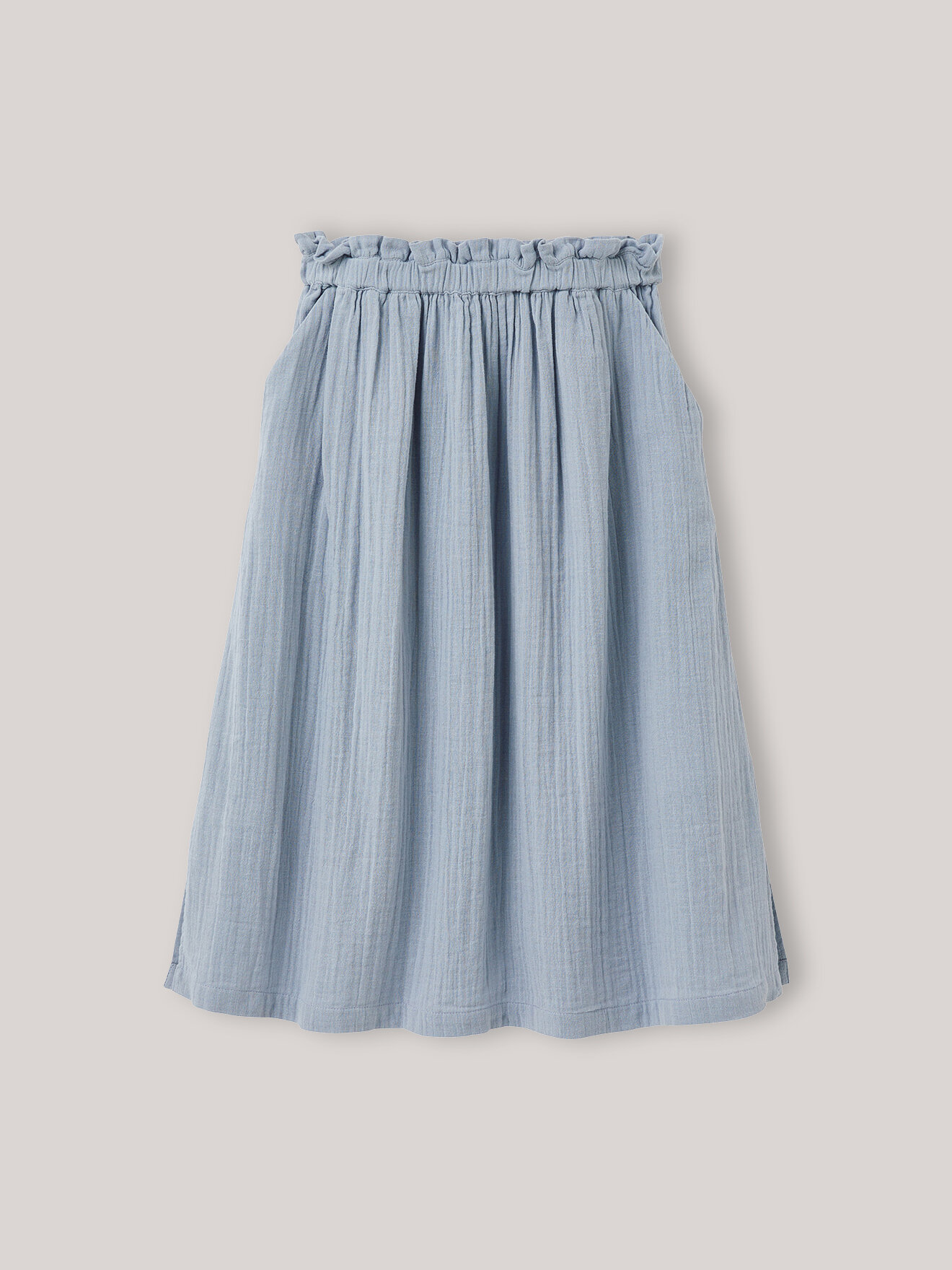 Jupe Vichy Bleue Cyrillus - Taille 16 Ans - Neuf Avec étiquettes - Motif Carreaux/rayures